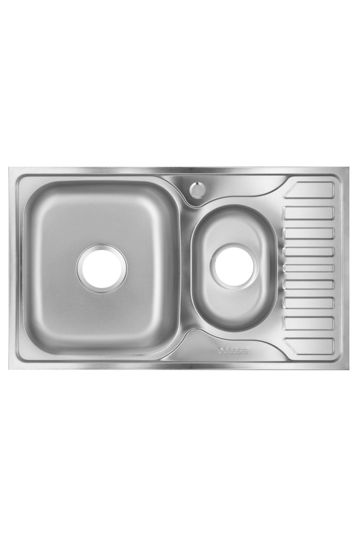 Freddo Chiuveta Bucatarie Freddo Sn9023s, 2 Cuve, Anticalcar, Pentru Blat 78x49 Cm, Cuva Stanga, Inox - One Size