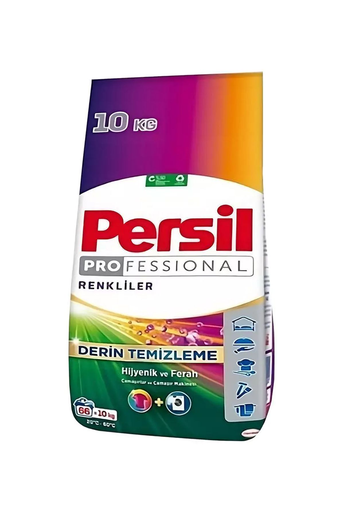 Persil Profesional 10 Kg, Detergent Automat Rufe Colorate, 66 De Spalari - One Size