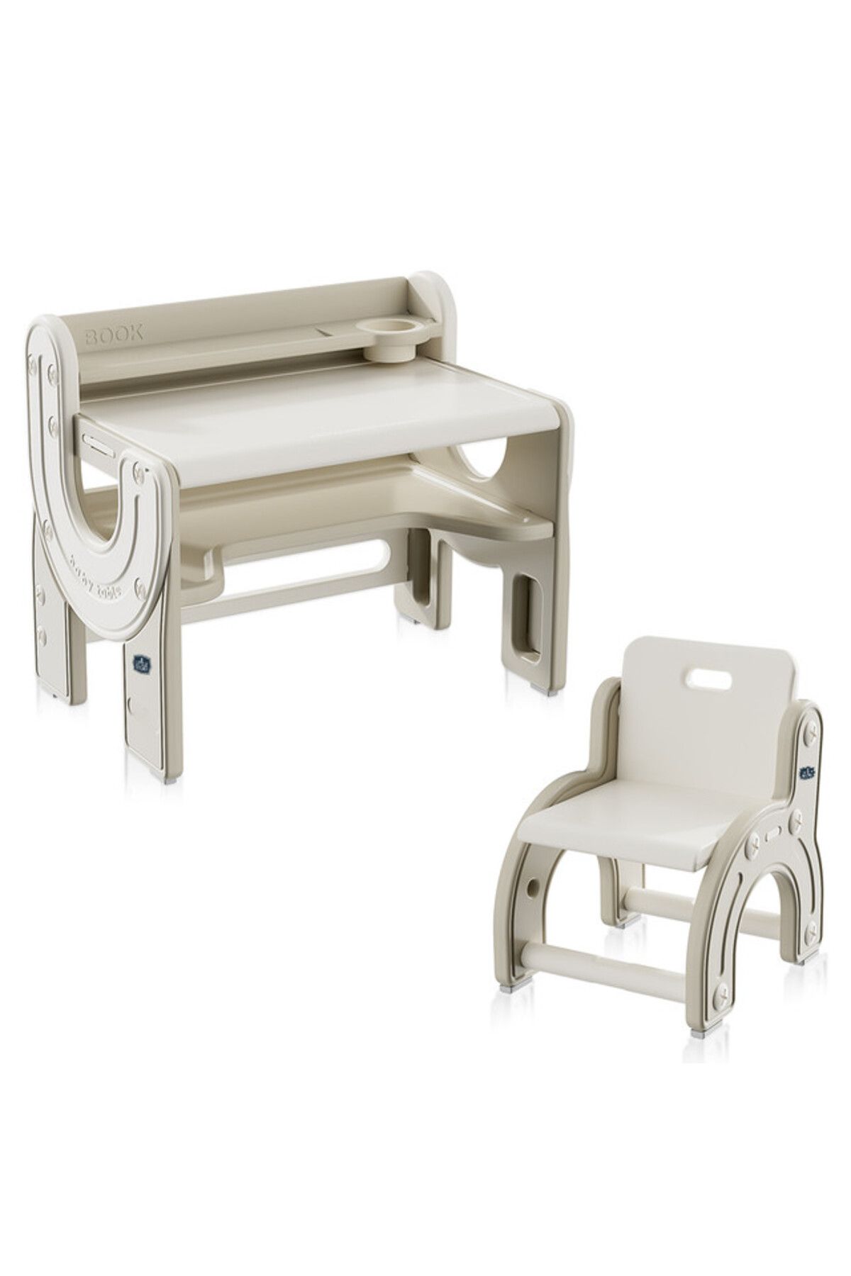 Little Story-- Table - Multi Purpose Drawing/Study w/ Chair - Beige 1