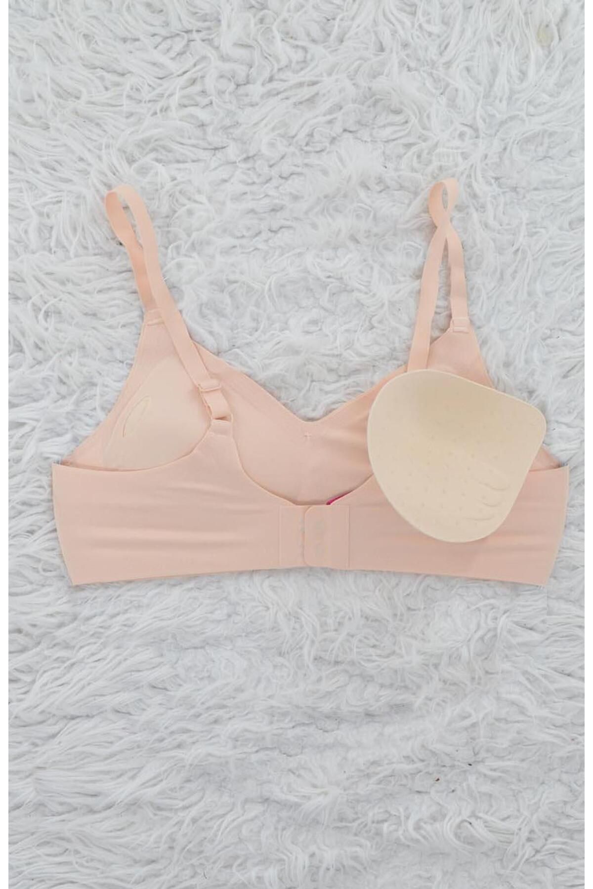 F.K-1241 Model Laser Cut Waistless Sponge - Removable Super Bra 1