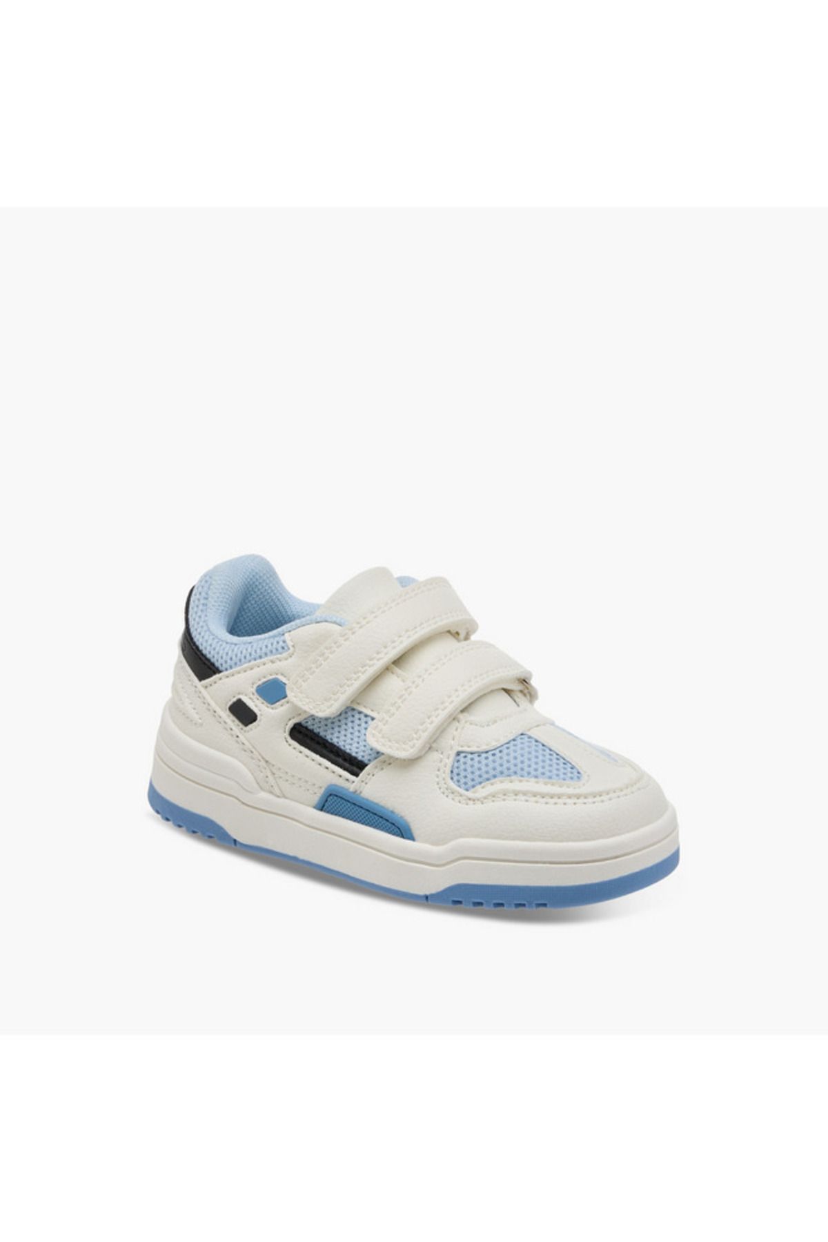 Juniors-Panelled Sneakers with Hook and Loop Closure 2