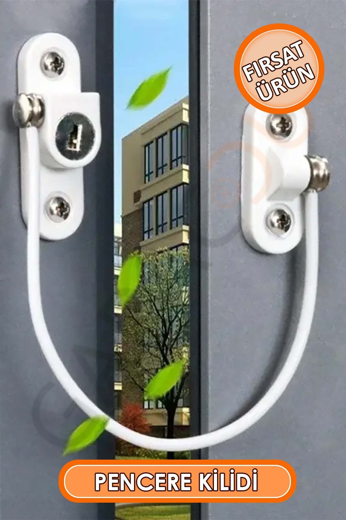 garaccu-White Pvc Pimapen - Window Door, Cabinet and Protection Lock with Rope and Key 1