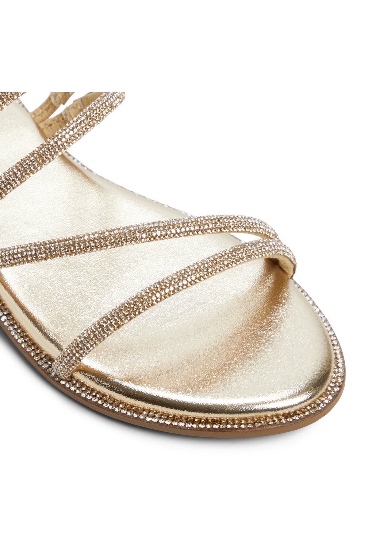Call it Spring-Gold Vamika Flat Sandals For Women 5