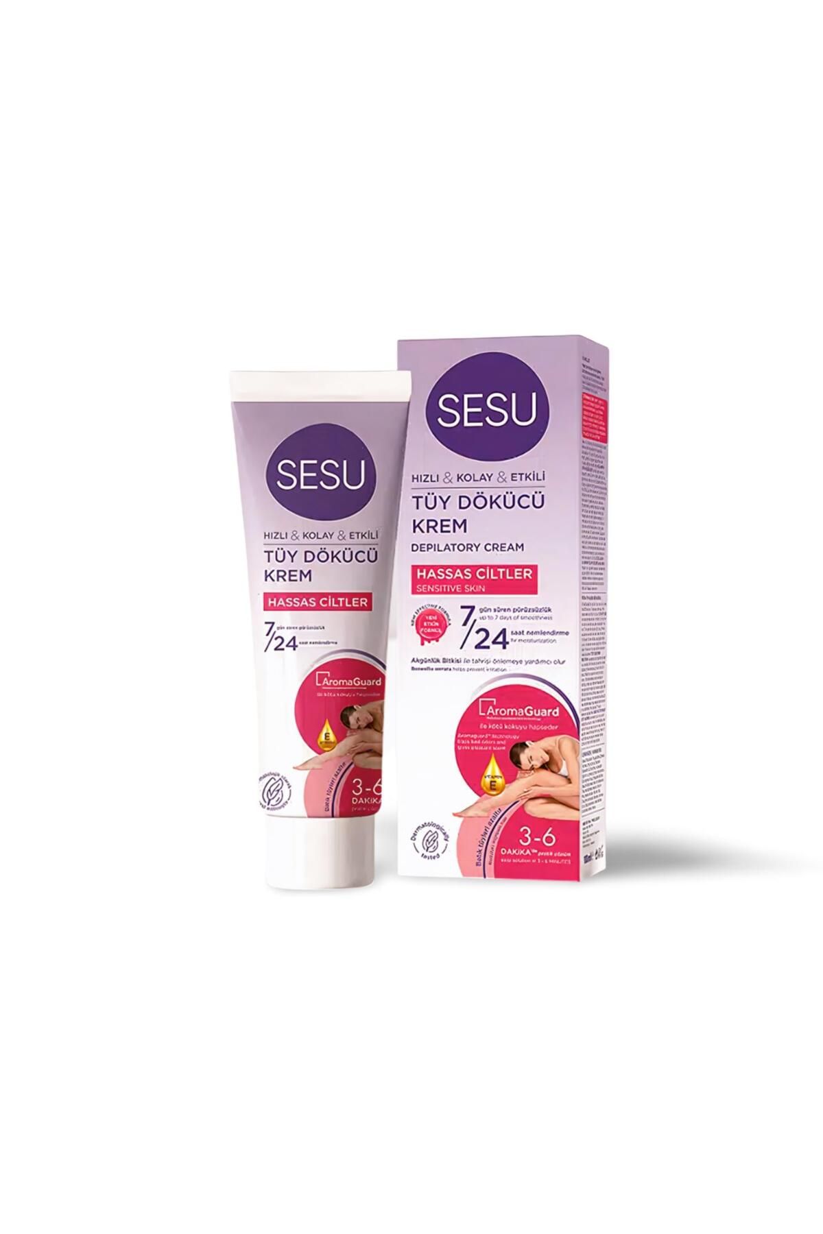 Sesu-Depilatory Cream for Sensitive Skin 100 ml 1