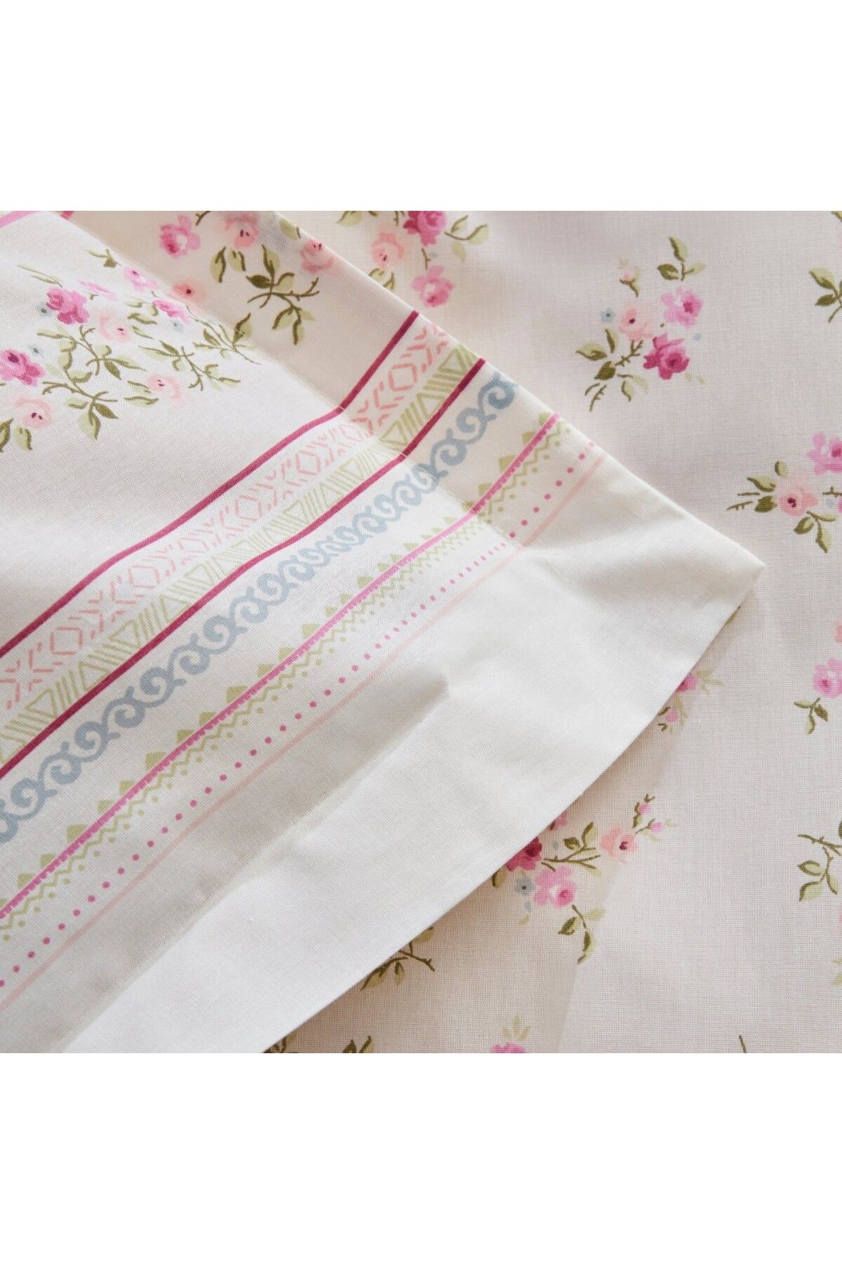 Karaca-Glen Doppel Bettbezug Set, 100% Baumwolle, Rosa 6