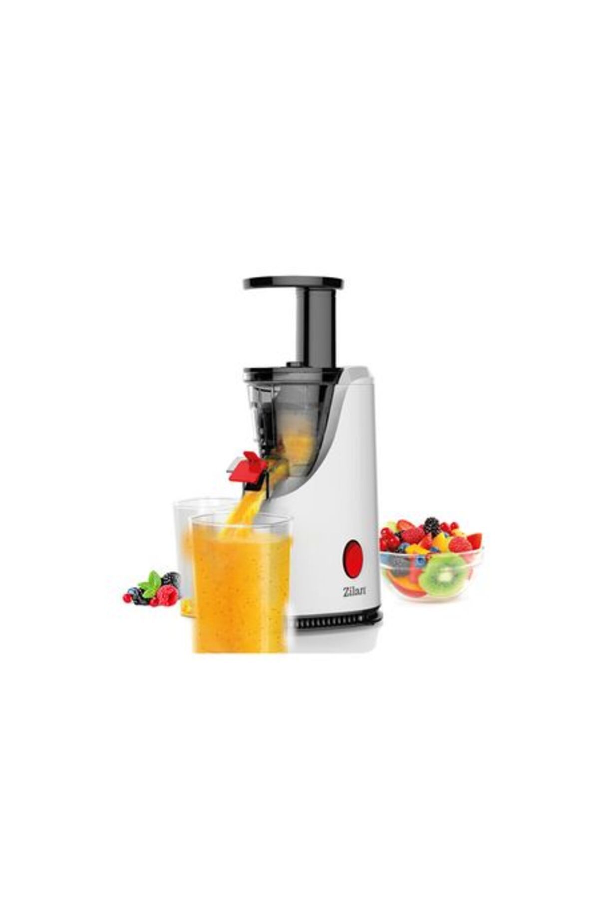 Zilan-Zilan ZLN4014 auger fruit and vegetable juicer, 200 W, 600 ml juice and pulp container, Reverse 2