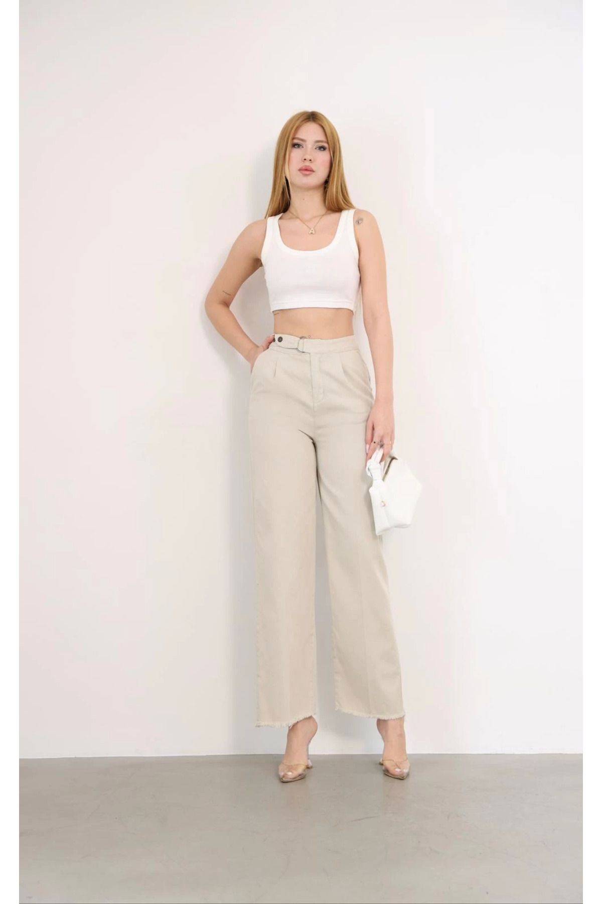 Hepta Collection Pnt Gabardin Kemer Detay Pantolon