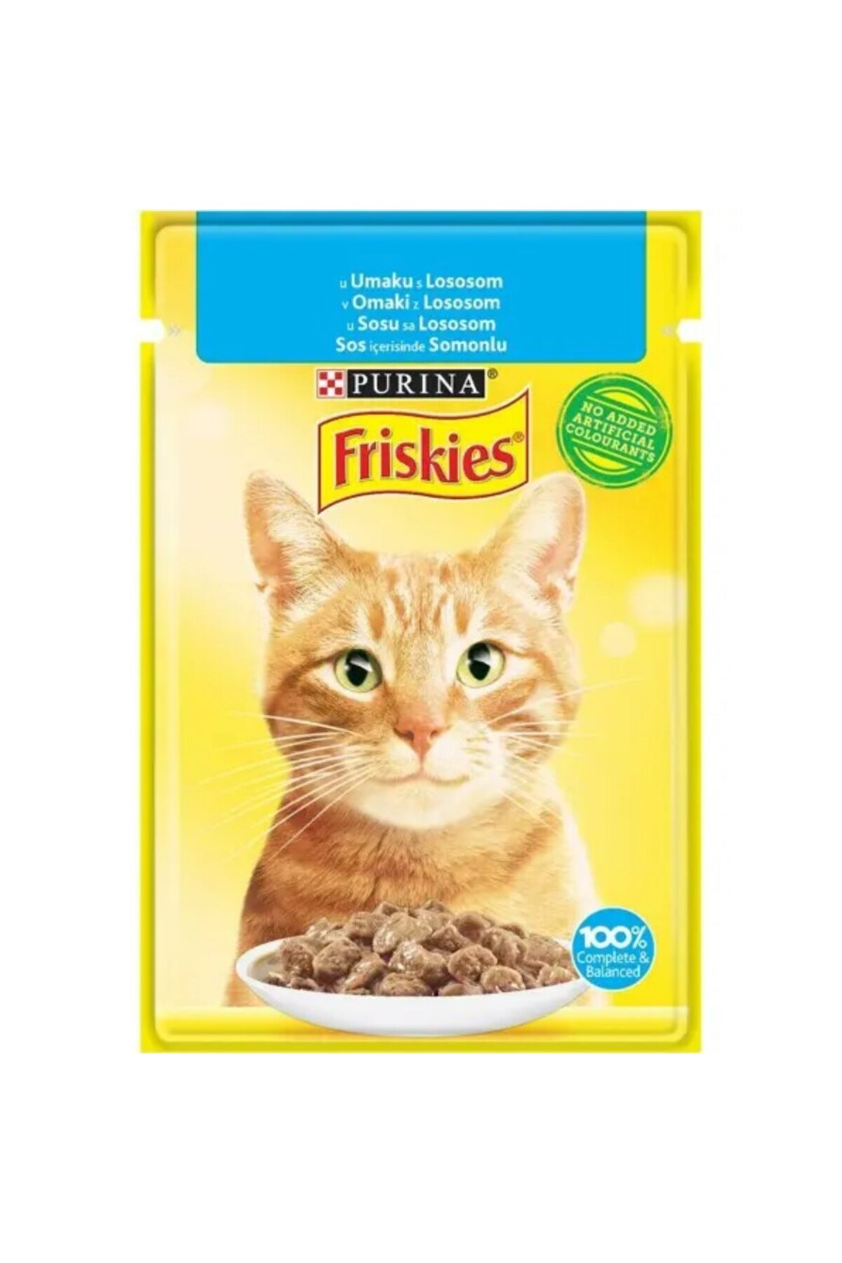 Purina Friskies Somonlu Yetişkin Kedi Yaş Maması 26 X 85 gr