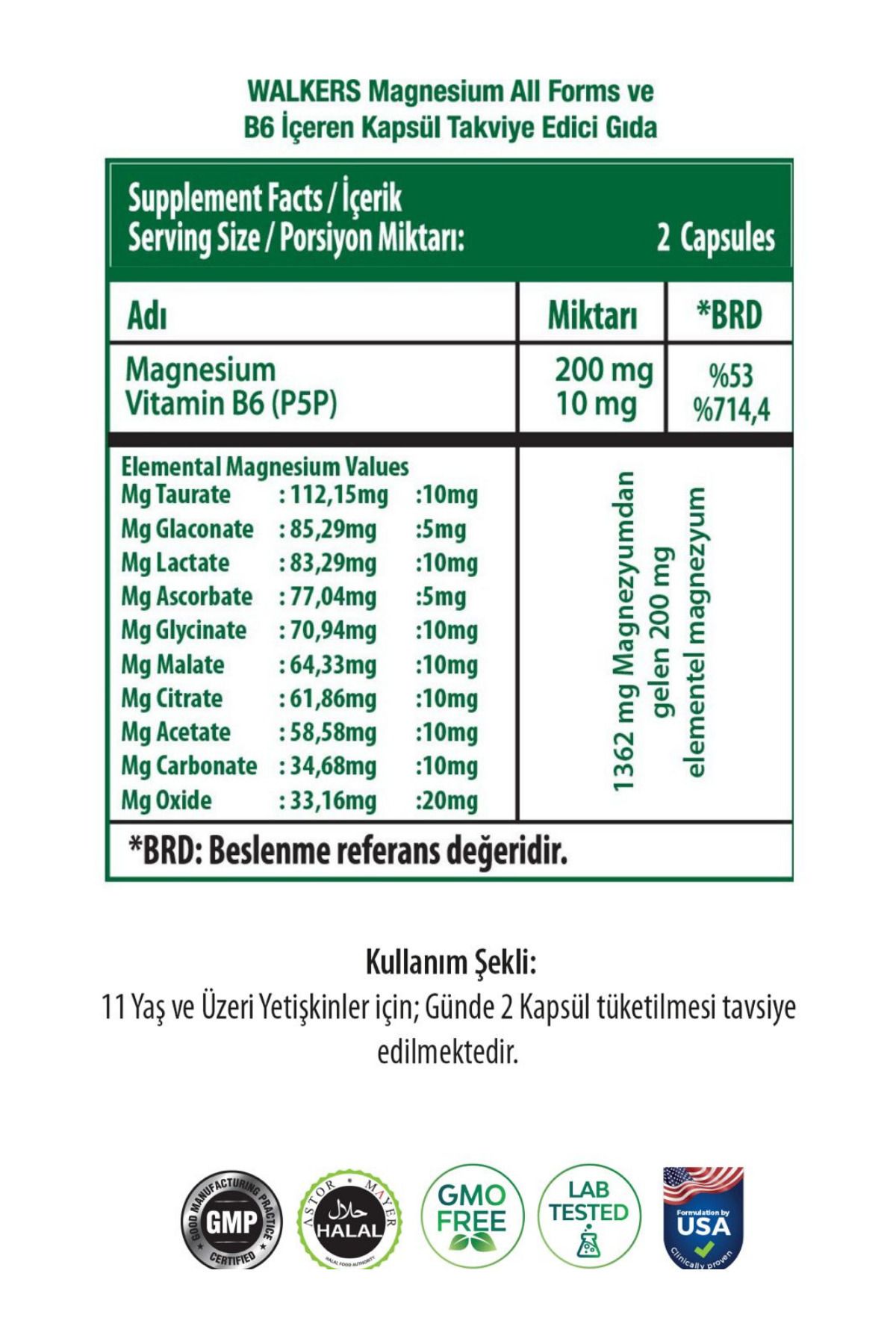 Walkers-Magnesium All Forms (Chlorate, Malate, Bisglycogenate, Taurate, Lactate, Ascorbate, Glutonate, (3 Boxes) 5