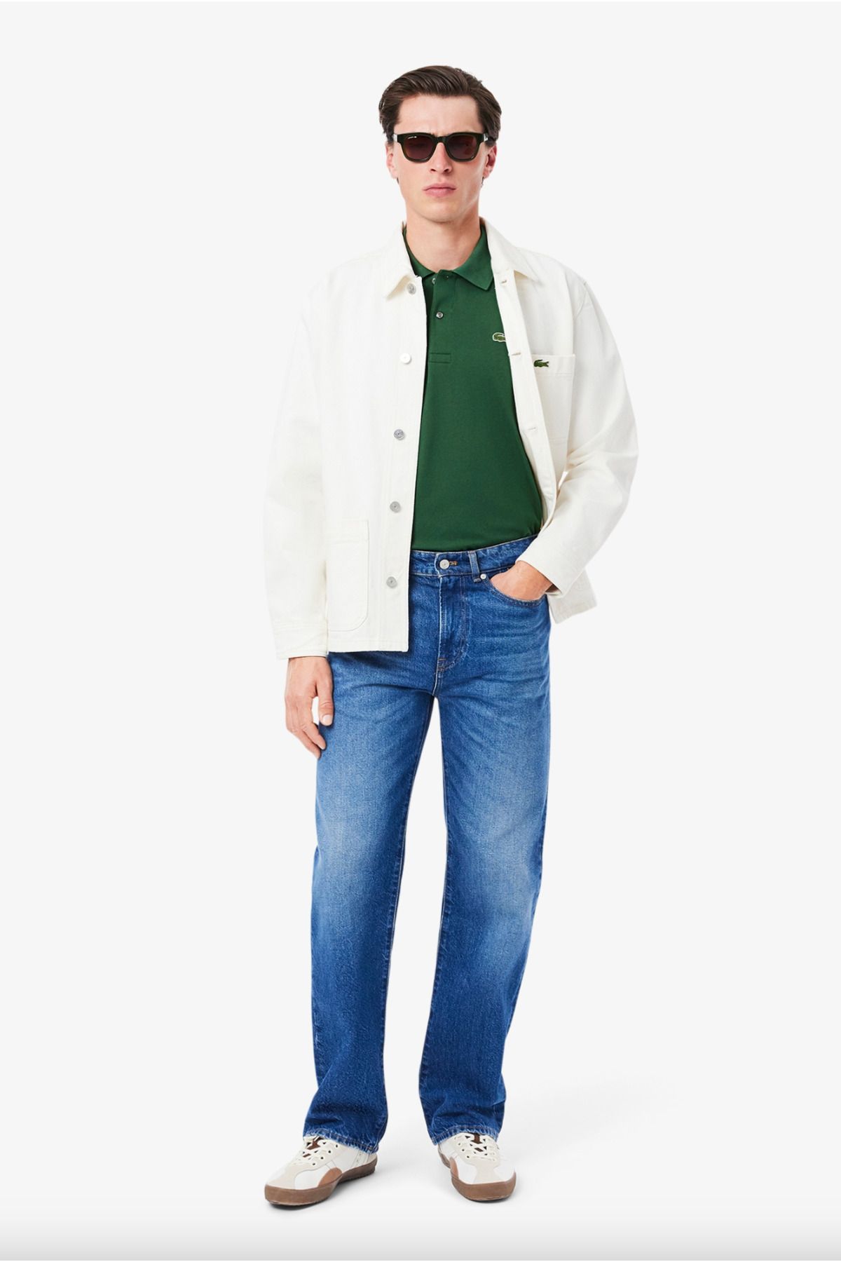 تی شرت یقه پولو مردانه پیراهن چند چوگان سبک L.12.12 کلاسیک FIT Lacoste