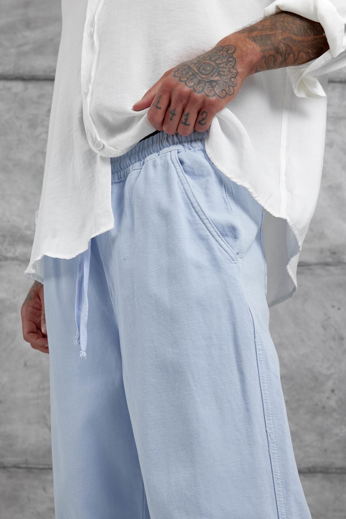 NOMARC-Pantaloni albaștri Yp Pan25010 3