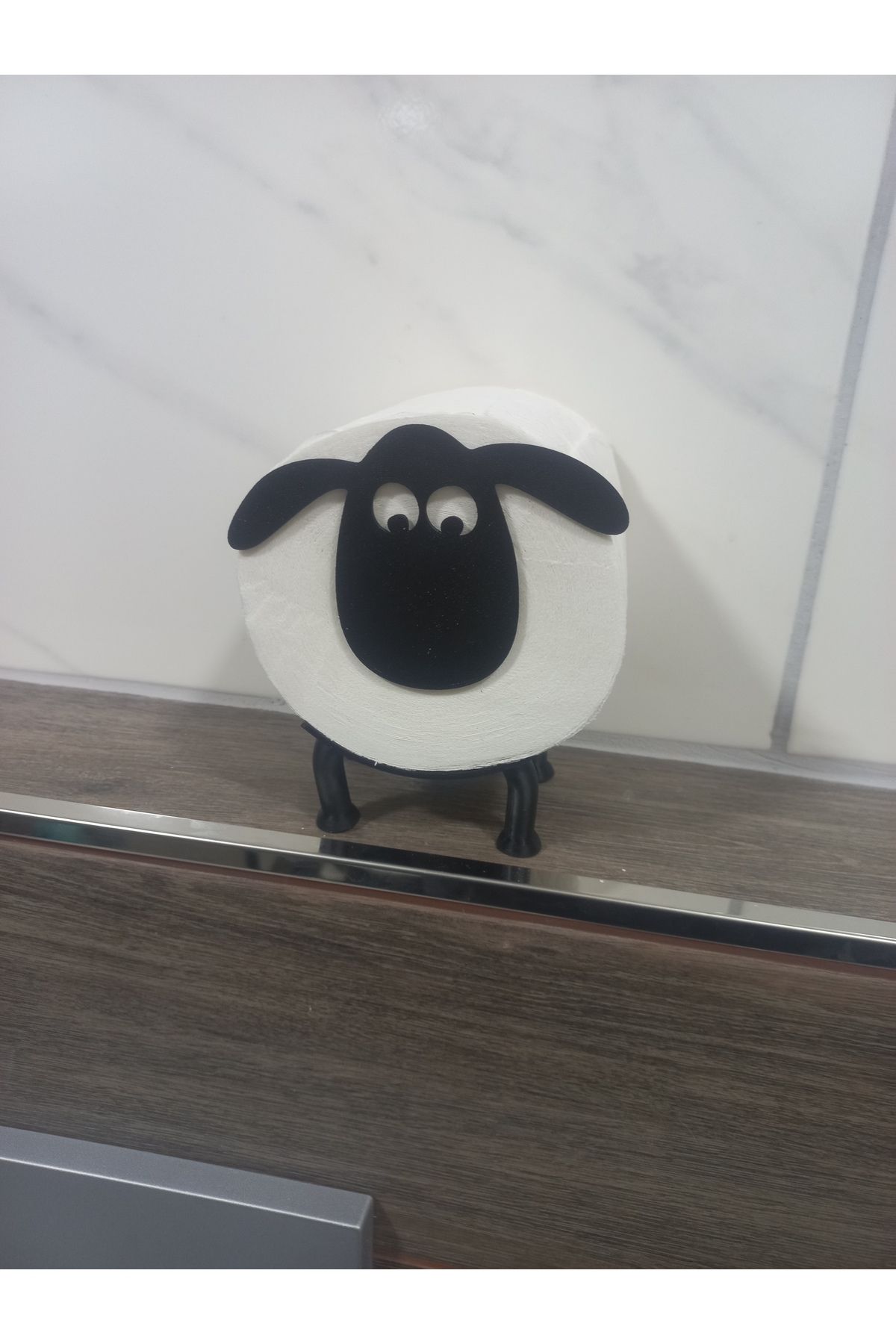 Koyun veya Kedi  Şeklinde 3D Printer Peçetelik,tuvalet kağıtlığı - Şık ve Eğlenceli Tasarım