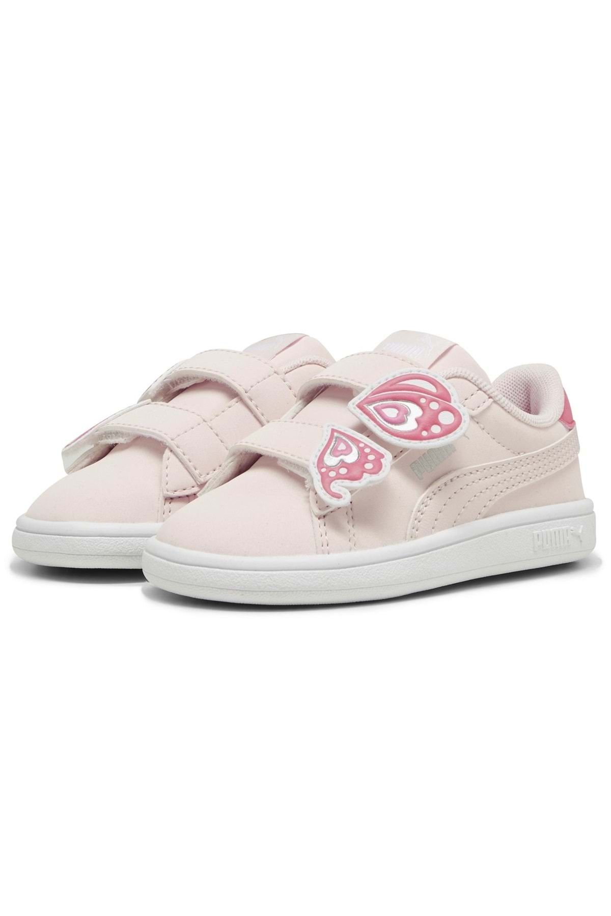 Puma Smash 3.0 Bfly V Inf 394804-01 Bebek Ortopedik Spor Ayakkabı Pembe