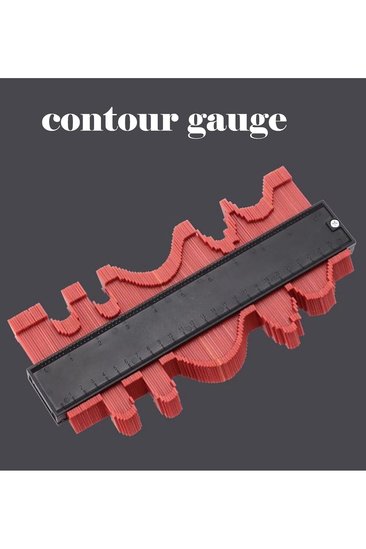 Generic-Ceramic Tile Dimension Ruler for Tight Spaces - with Lock - 6 Inch 3