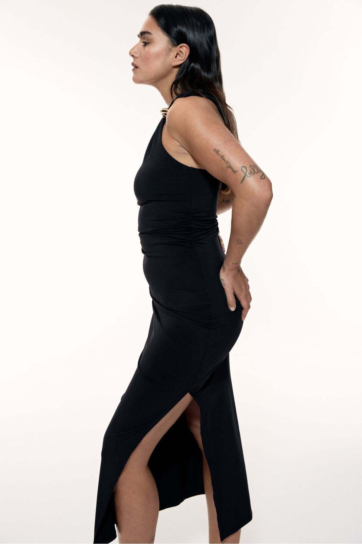 H&M-One-shoulder bodycon dress 6