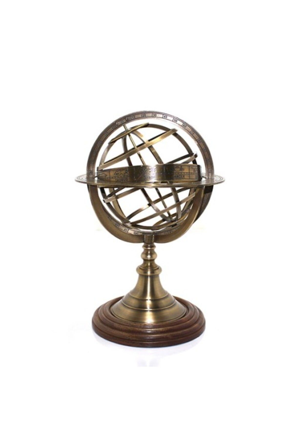 Mu Art Ahşap Pirinç Horoskop Model 2