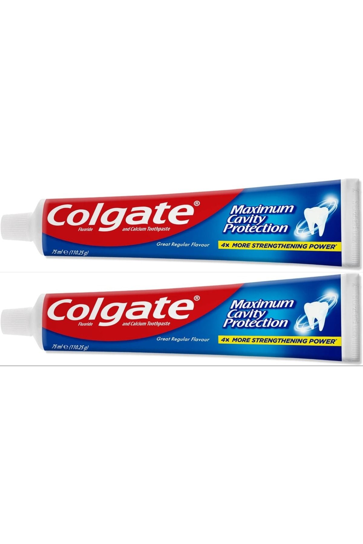 Colgate-معجون أسنان بنكهة عادية لحماية قصوى من التسوس 100 مل × 3 3