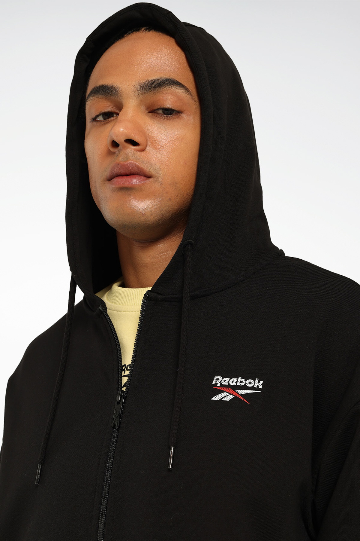 Reebok NEW ID REG FZ Siyah Erkek Eşofman Üstü görsel 5