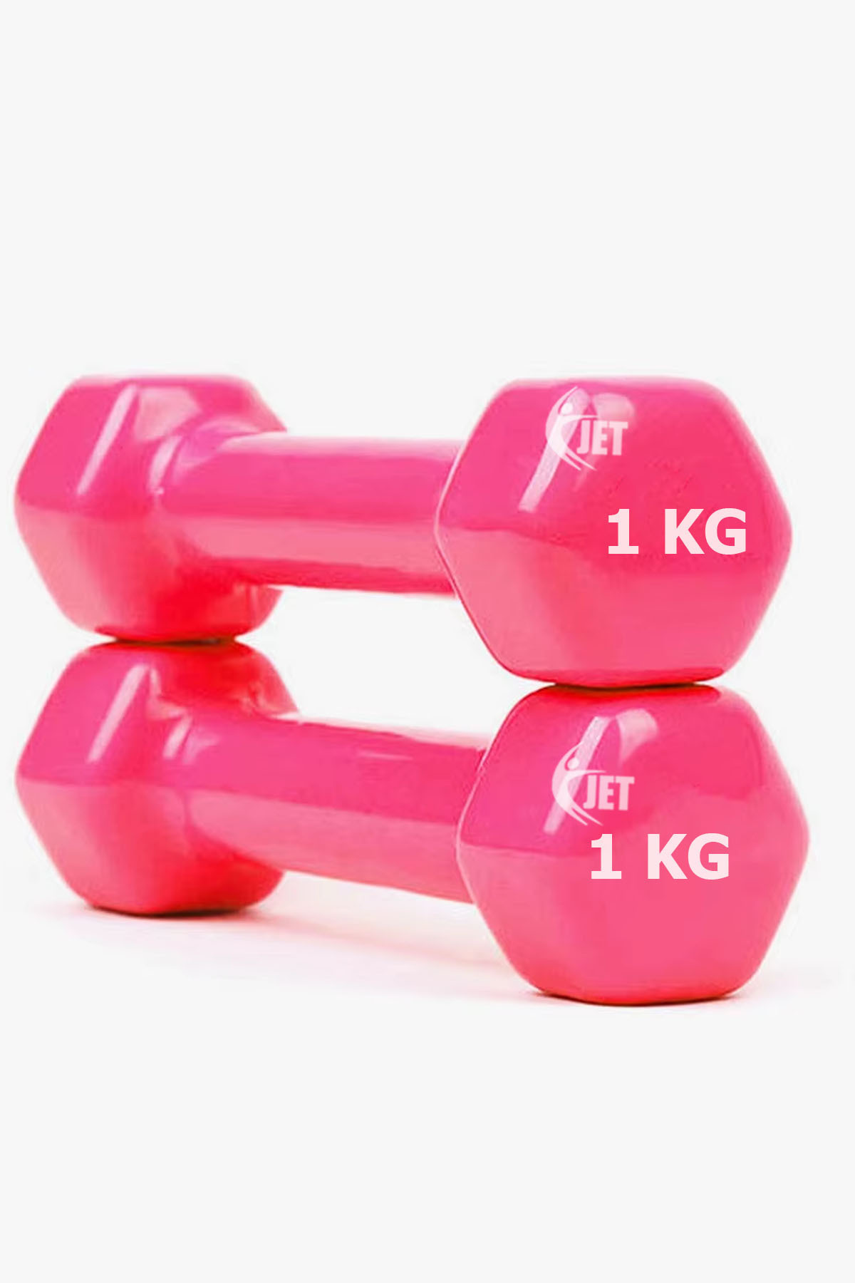 Jet Deluxe 1 Kg Demir Dambıl Vinyl Demir Döküm Dambıl Seti El Ağırlığı 1Kgx2 Adet Dumbell