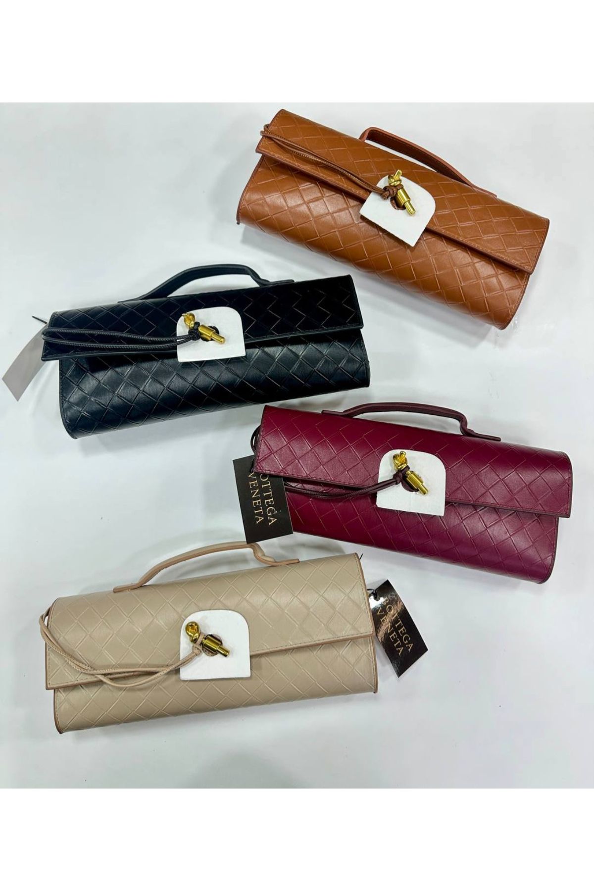کیف دستی مردانه و زنانه بورگوندی اورجینال CLUTCH