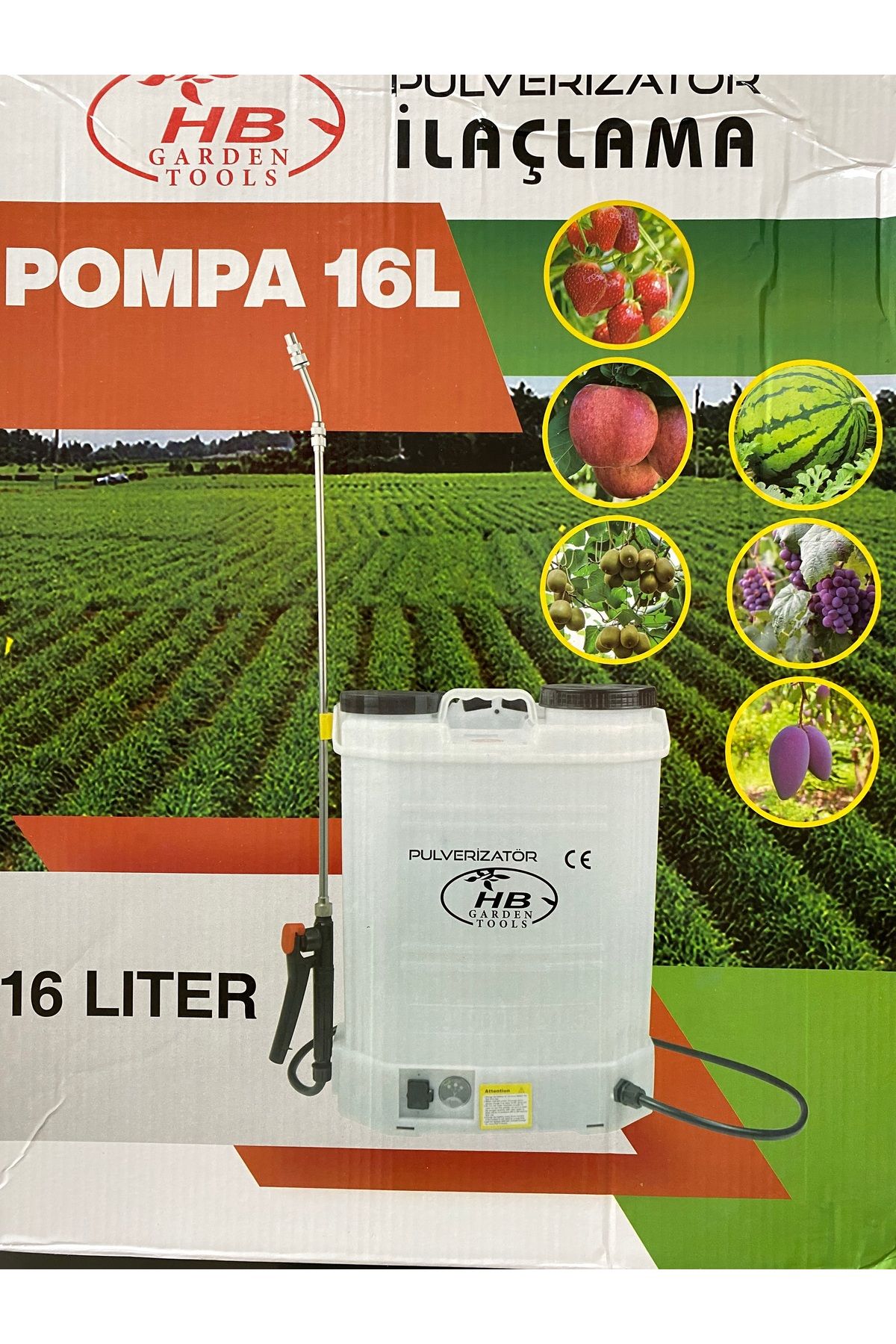 HB Garden Tools HB GARDEN 16 LT ŞARJLI İLAÇLAMA POMPASI