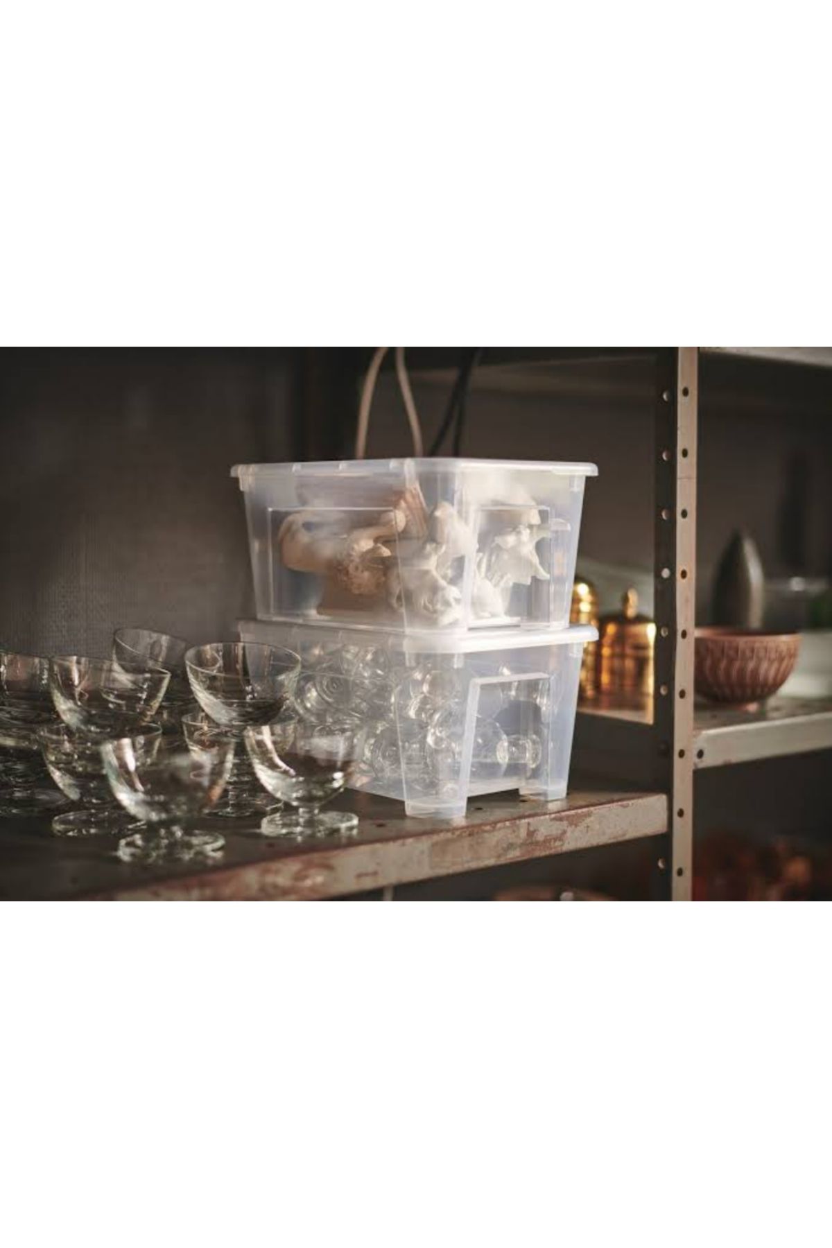 IKEA-SAMLA Transparent Storage Box, 5L – Durable, Stackable & Easy to Organize 6