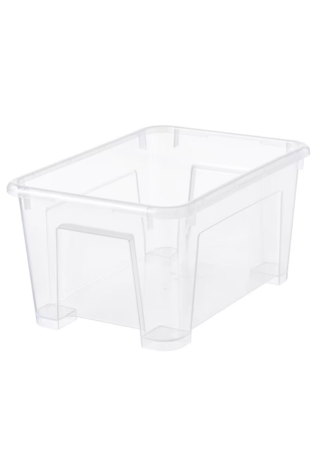 IKEA-SAMLA Transparent Storage Box, 5L – Durable, Stackable & Easy to Organize 1