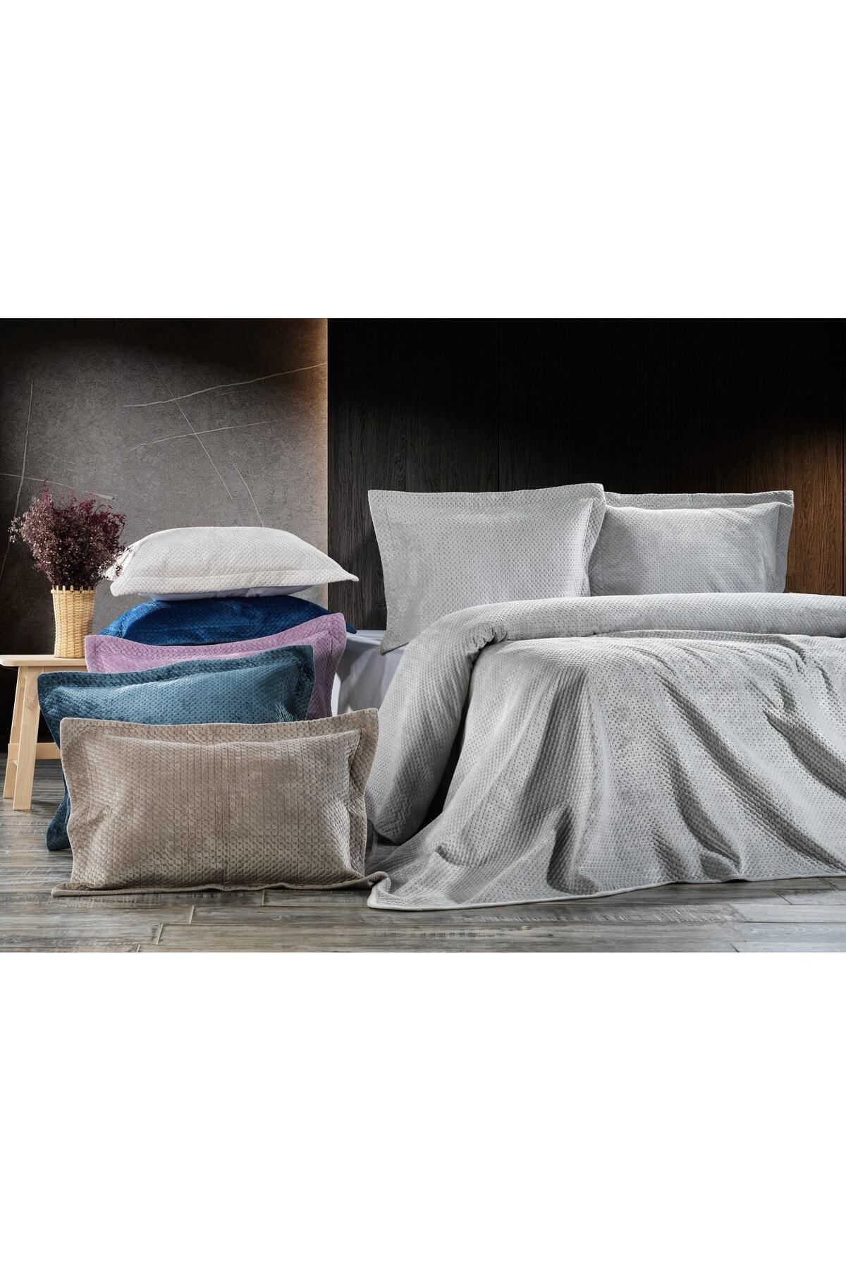 ZEBRA CASA-طقم مفرش سرير مزدوج باللون الرمادي من Scala 5