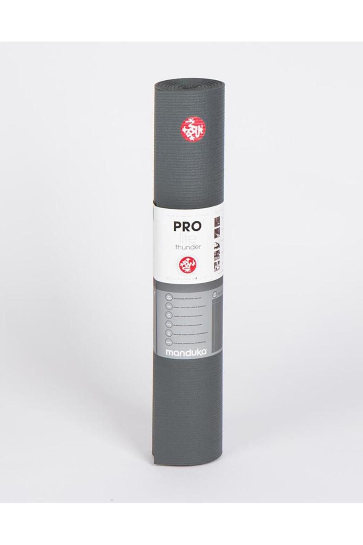 مت یوگا خاکستری مردانه و زنانه Prolite® Thunder 4.7mm Yoga 180 سانتی متر MANDUKA