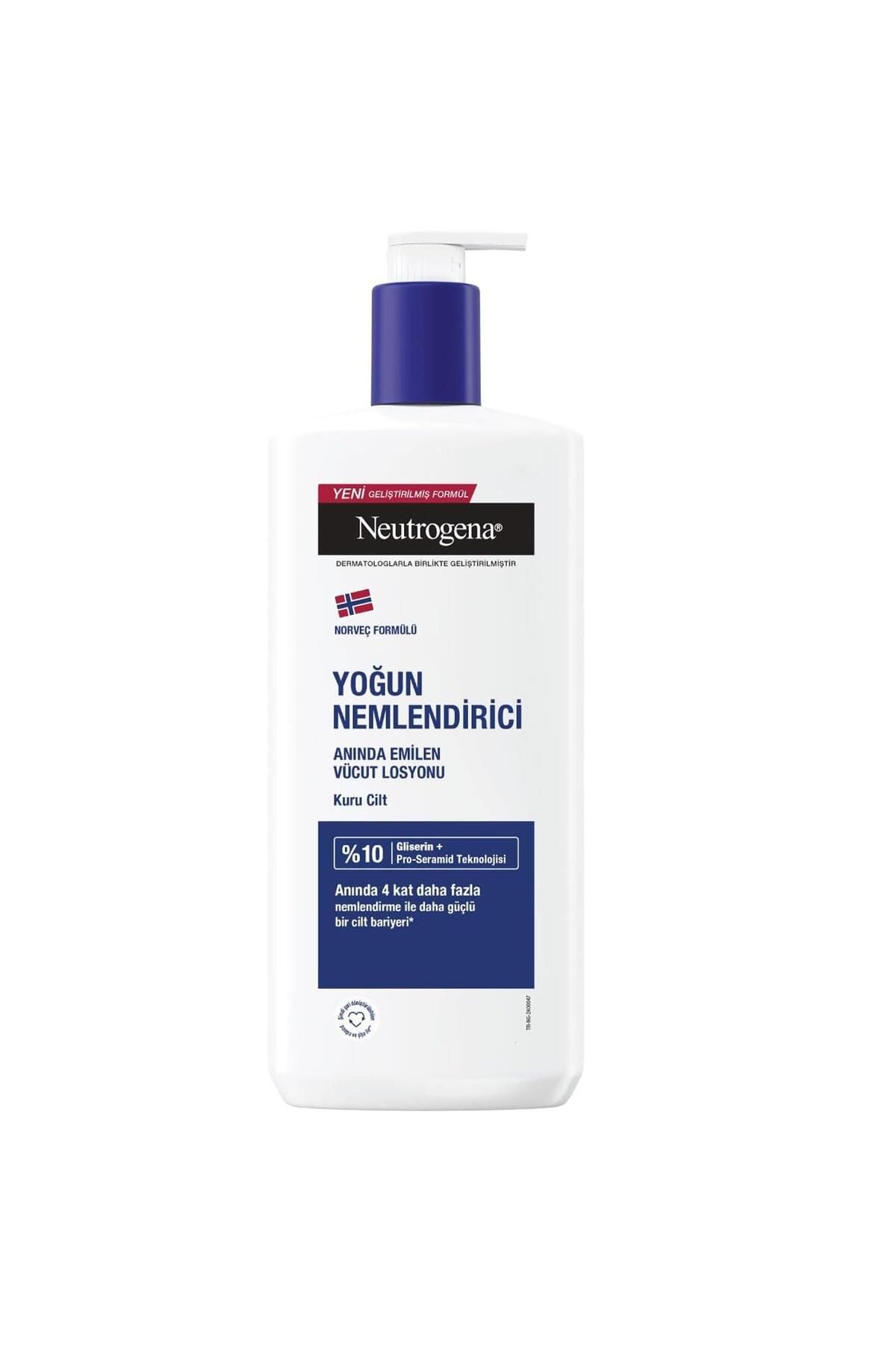 Neutrogena Yoğun Nemlendirici Anında Emilen Vücut Losyonu 400 ml