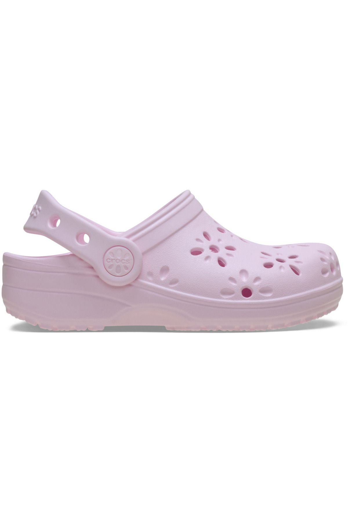 دمپایی بچه گانه گلدار کلاسیک Clog T صورتی Crocs