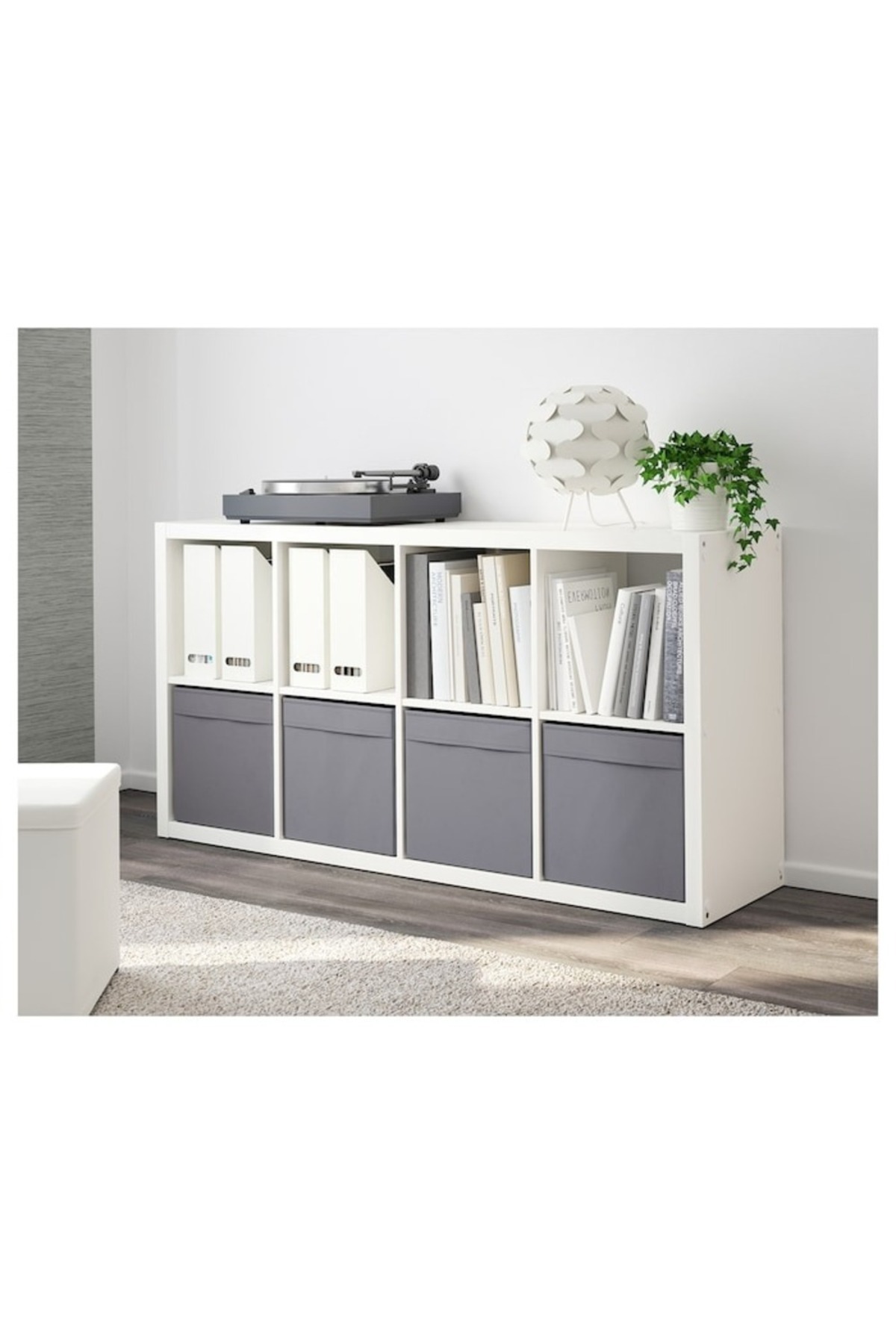 IKEA-IKEA DRÖNA Storage Box – 33x38x33 cm, Dark Grey, Collapsible Fabric Organizer, 5