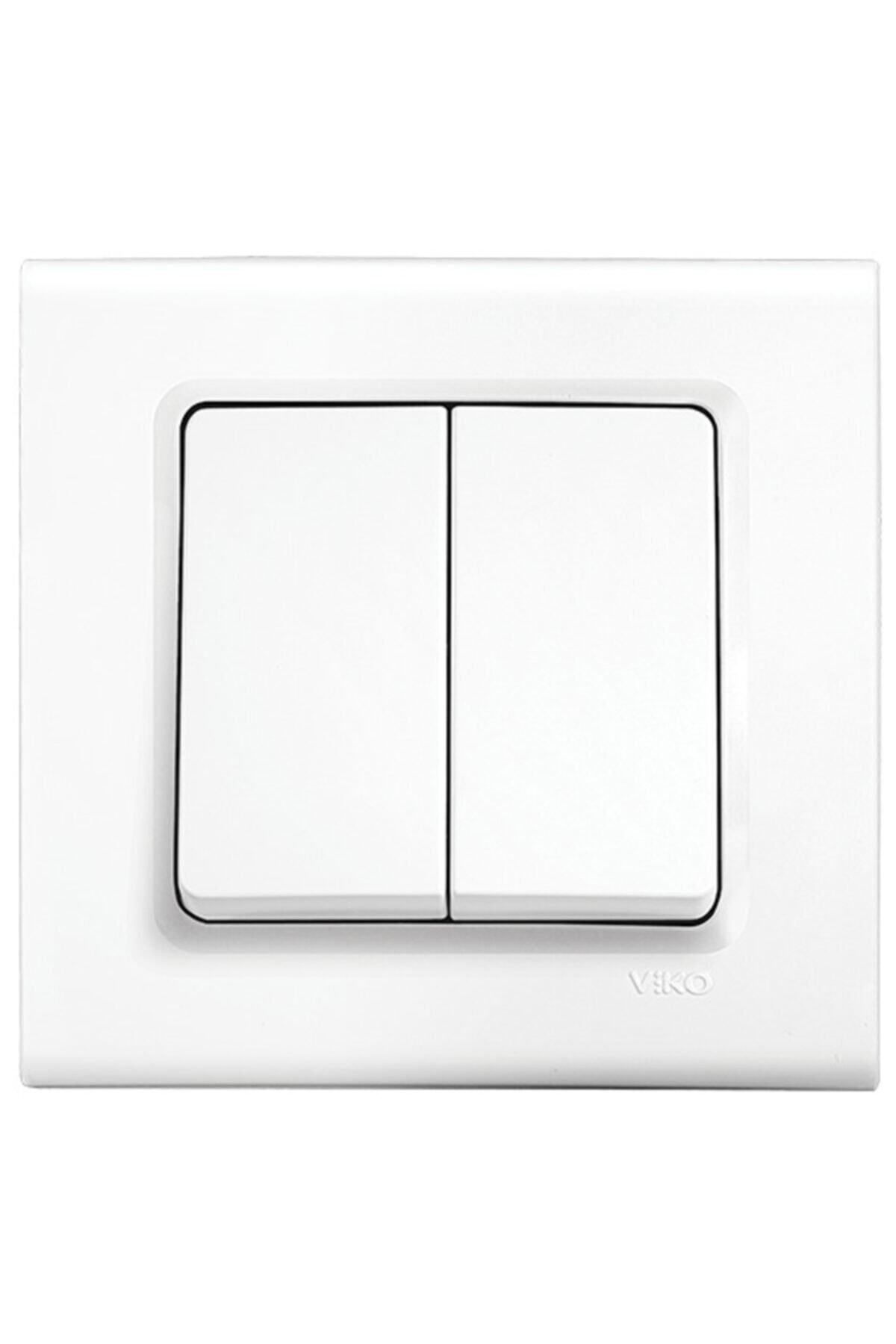 VİKO-Linnera Rollina Switch Commutator - Double Button Framed90440002 1