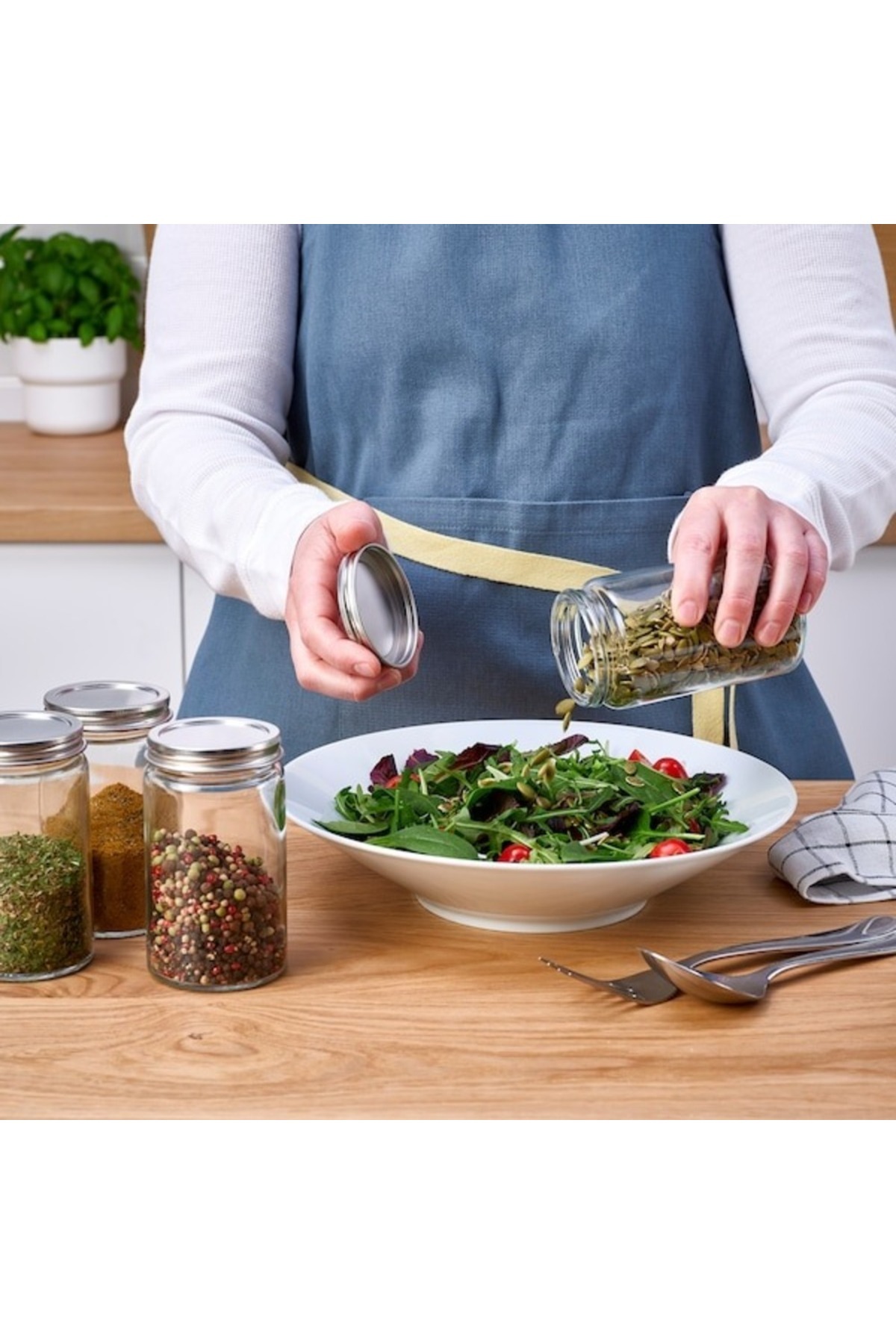 Citronhaj Jars For Spices Citronhaj Sugar Shaker Clear Glass