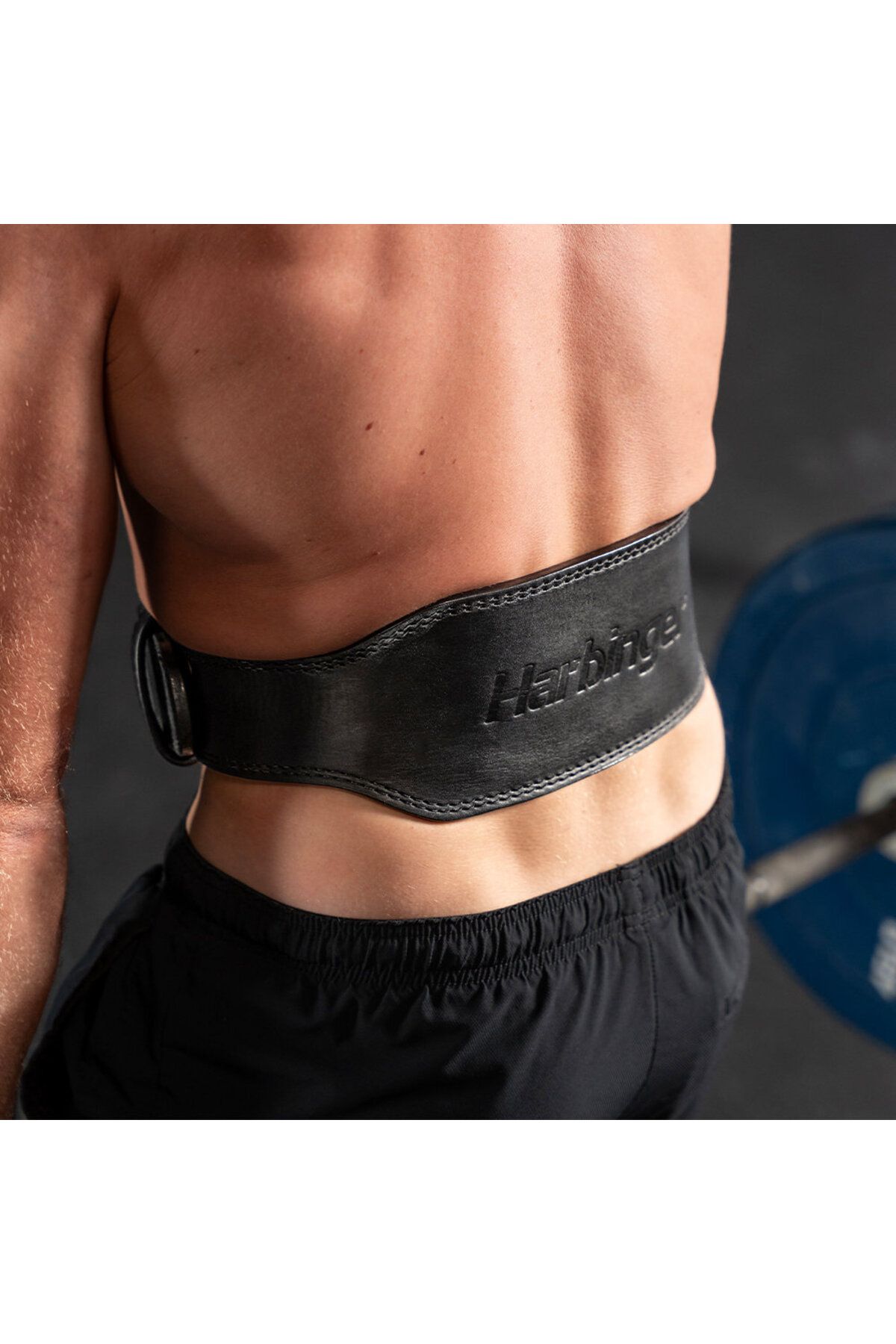 HARBINGER-227278   7 mm Leather Fitness Belt Size L 5