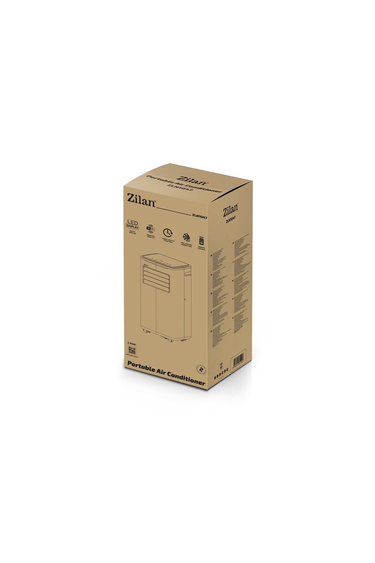 Zilan-Aer conditionat mobil Zilan ZLN1047 3 in 1, 9000Btu/h, Timer, Display LED, temperatura 7-35 grad C 4