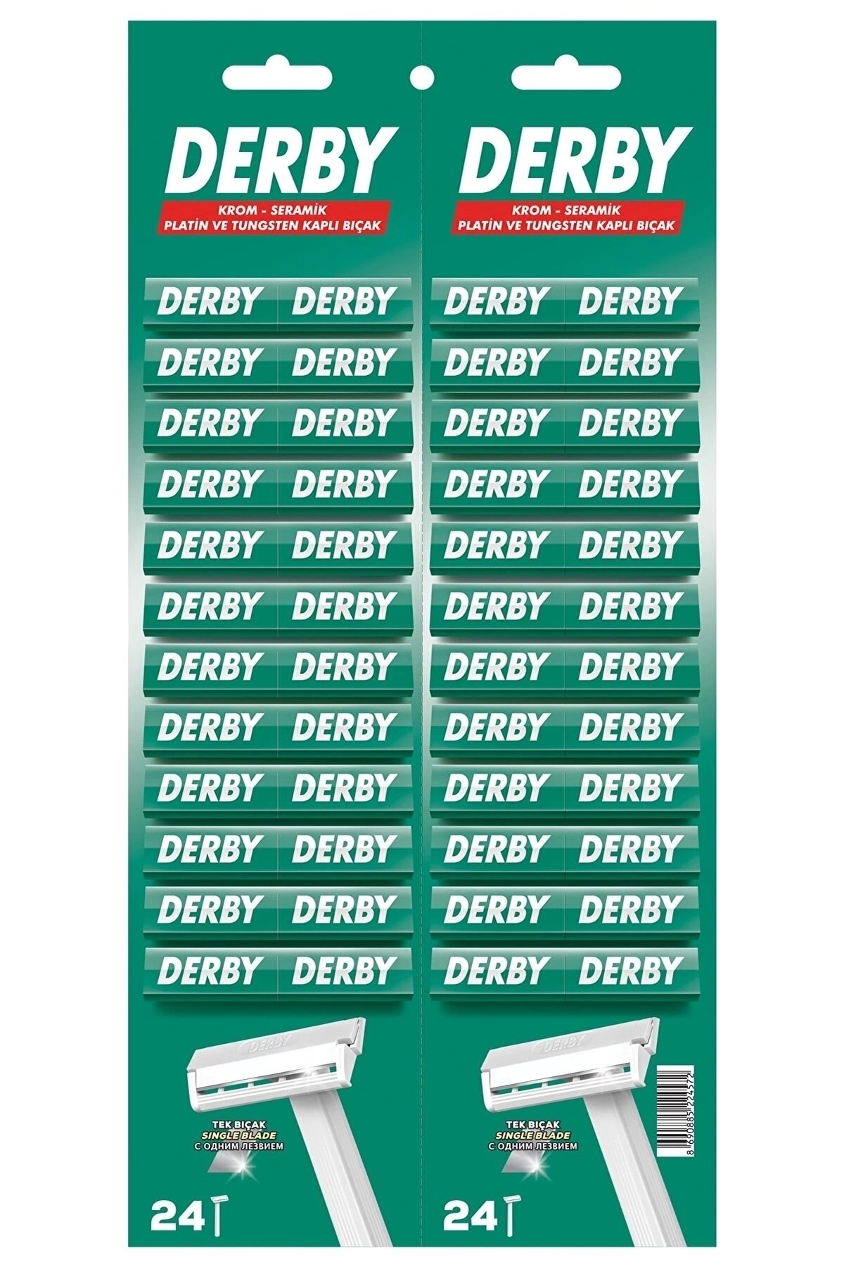 Ardan Home Derby Tek Bıçak Kartela 48'li