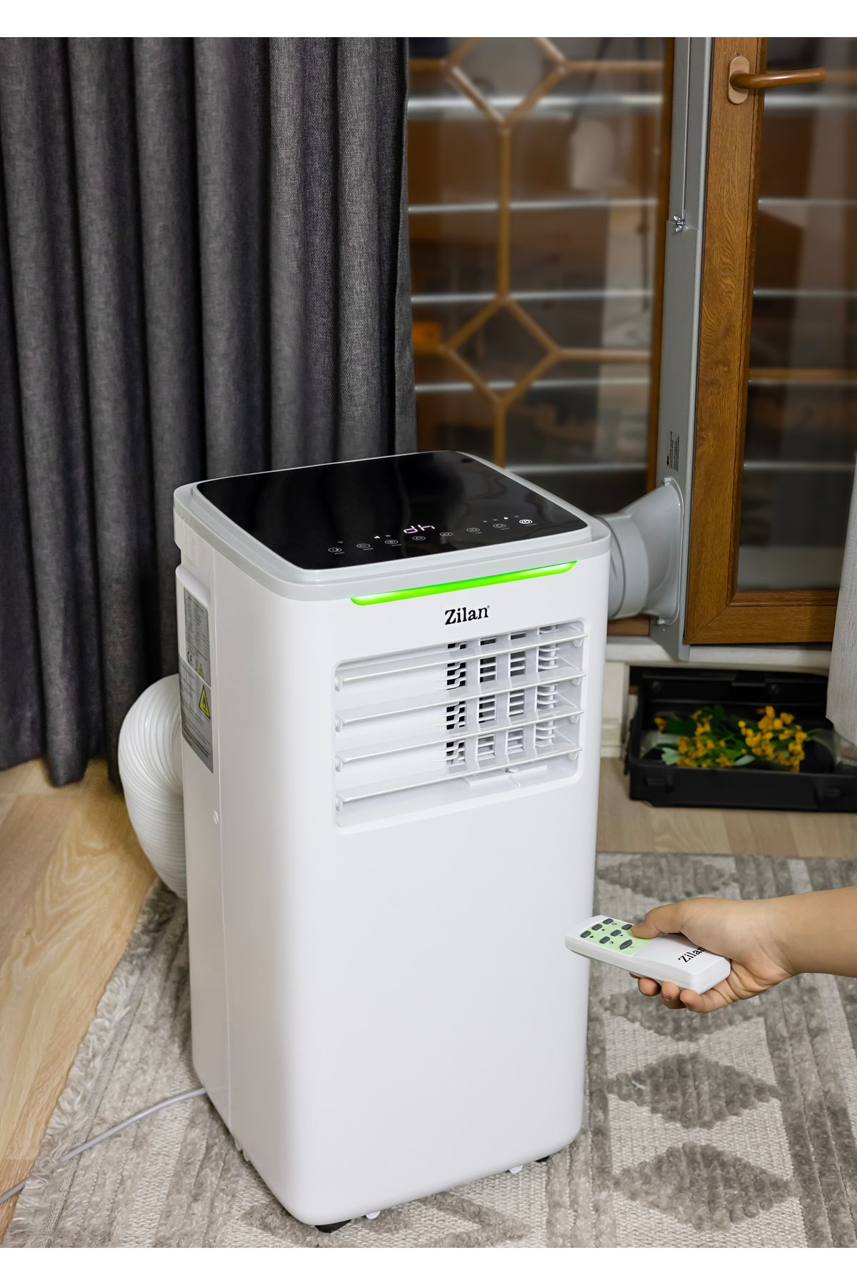 Zilan-Aer conditionat mobil Zilan ZLN1047 3 in 1, 9000Btu/h, Timer, Display LED, temperatura 7-35 grad C 7