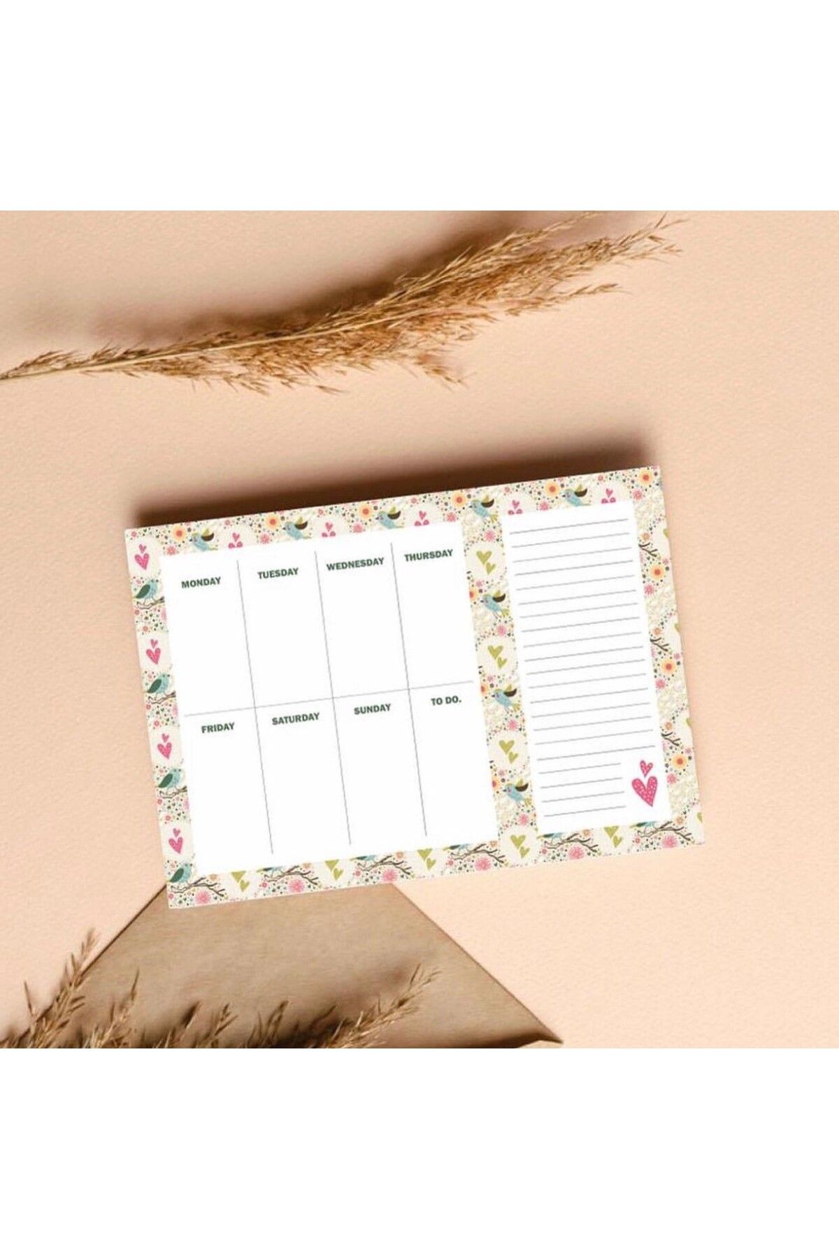 Adalinhome-مجموعة ملفات Atakids Lizy Secretarial ودفتر ملاحظات ومخطط أسبوعي مكون من 3 قطع 5