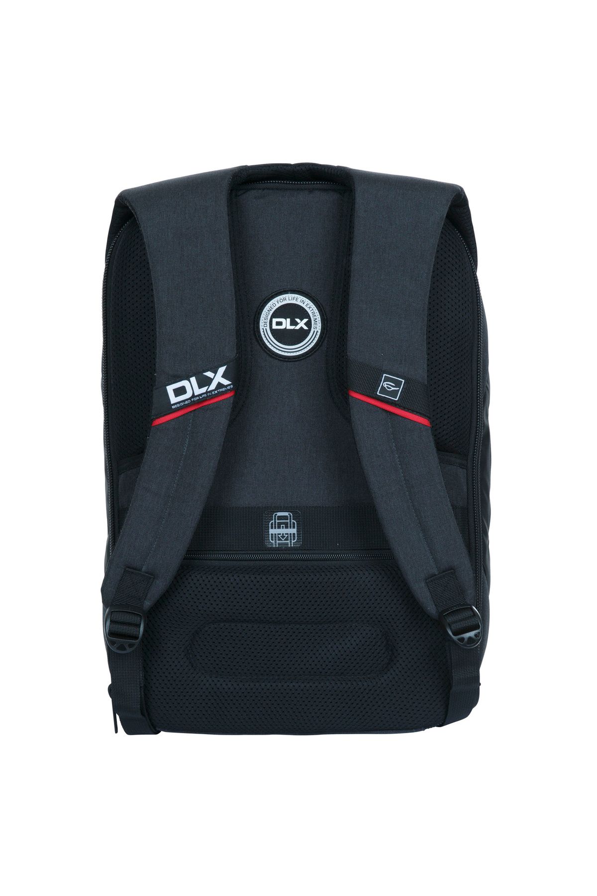 Trespass-Shirburn - Dlx Backpack Unisex Μαύρο σακίδιο πλάτης UNISEX BACKPACK UUACBATR0010 2