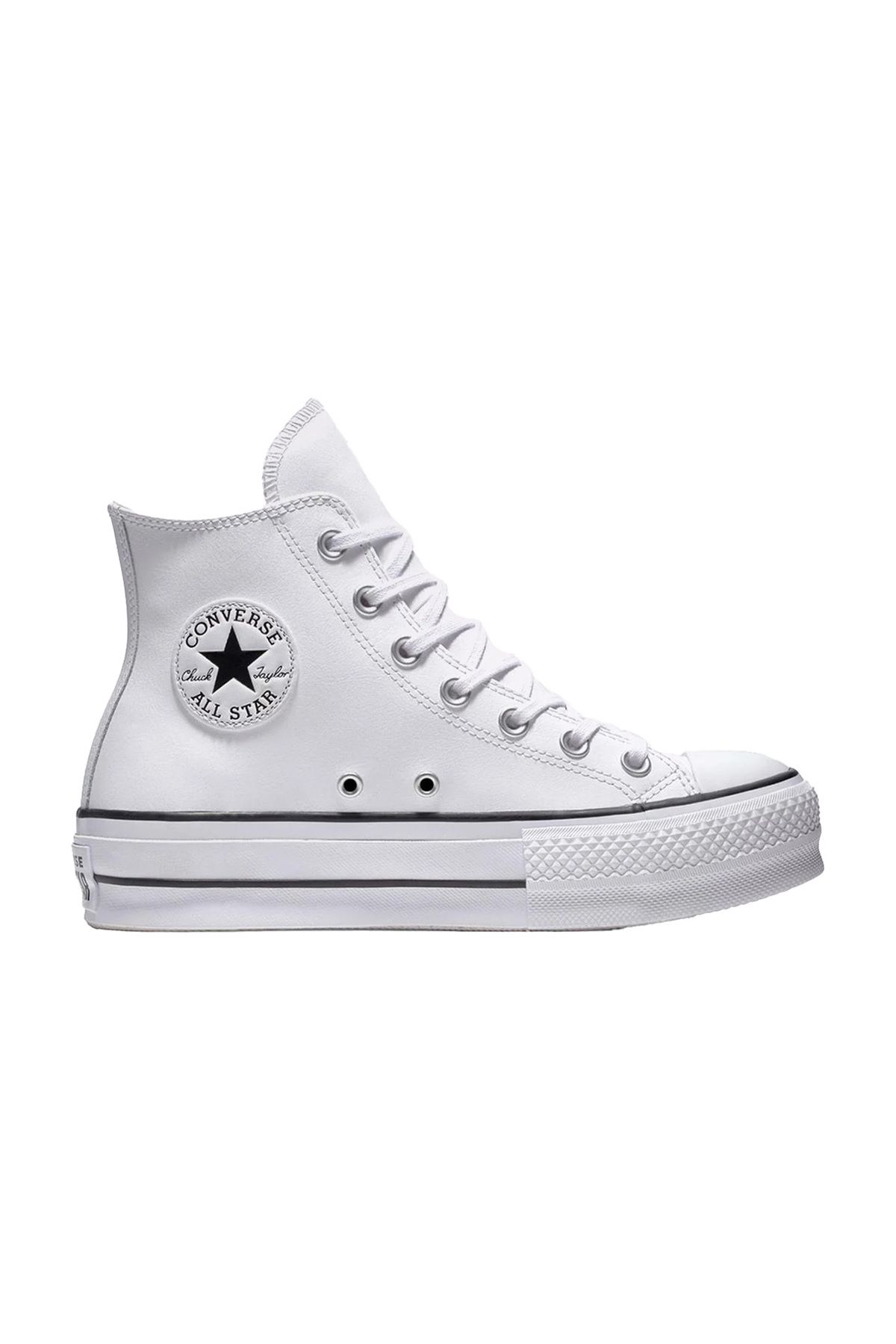 کفش ورزشی زنانه / دخترانه سفید نوری Converse