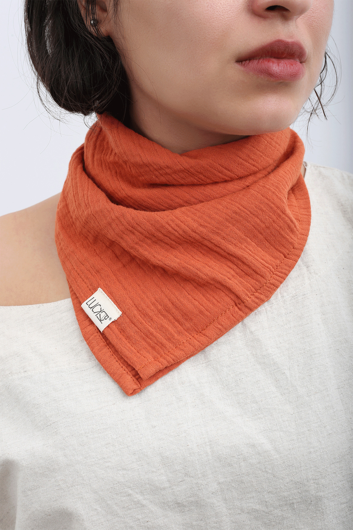 LUCKKA Çok Amaçlı Müslin Oyuncak , Diş Kaşıyıcı , Puset Oyuncağı , Emzik Tutacağı , Fular - Ztcrınk fotoğrafı 5 (önizleme)