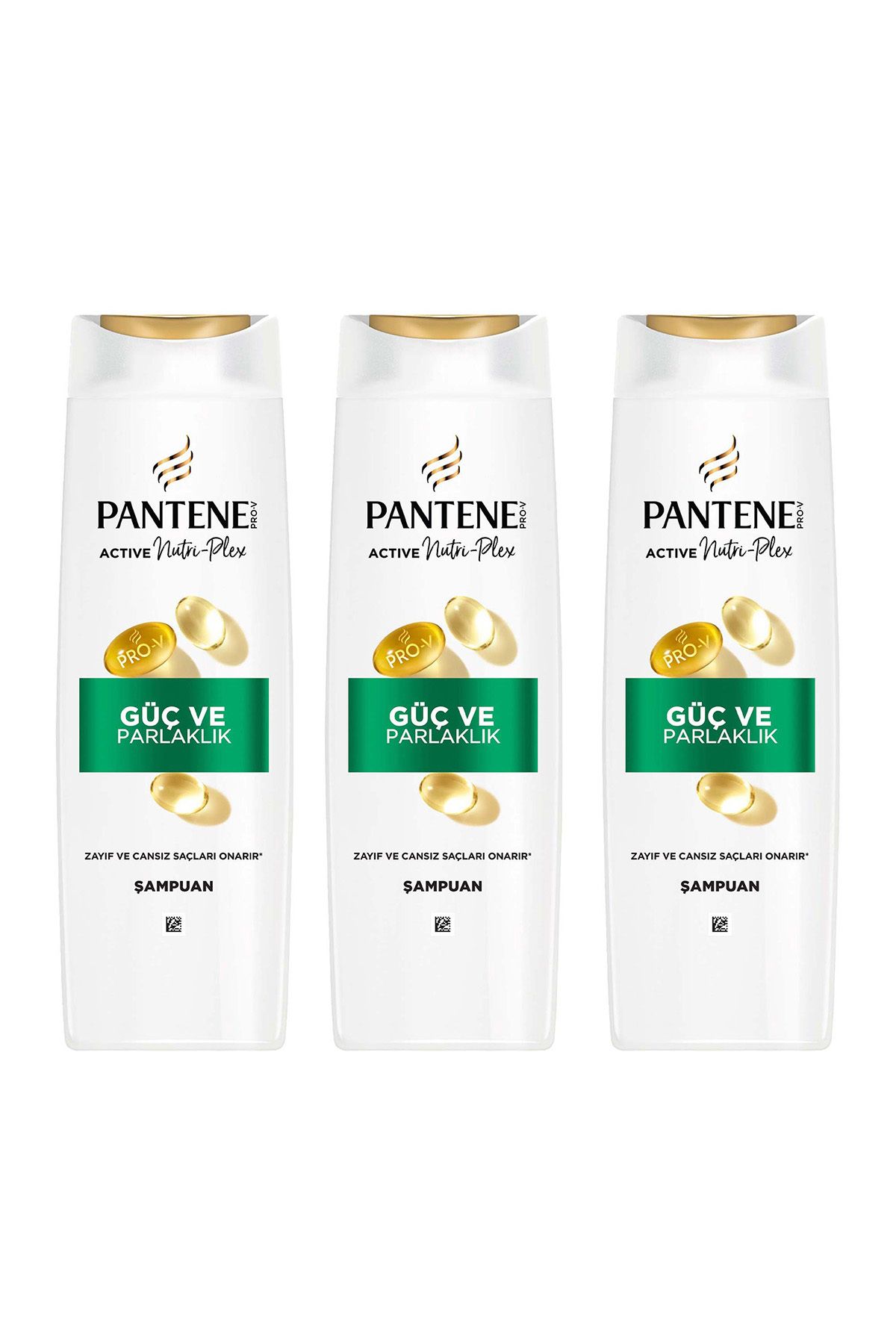 Pantene-Strength and Shine Shampoo 325ml X3 Pieces 2