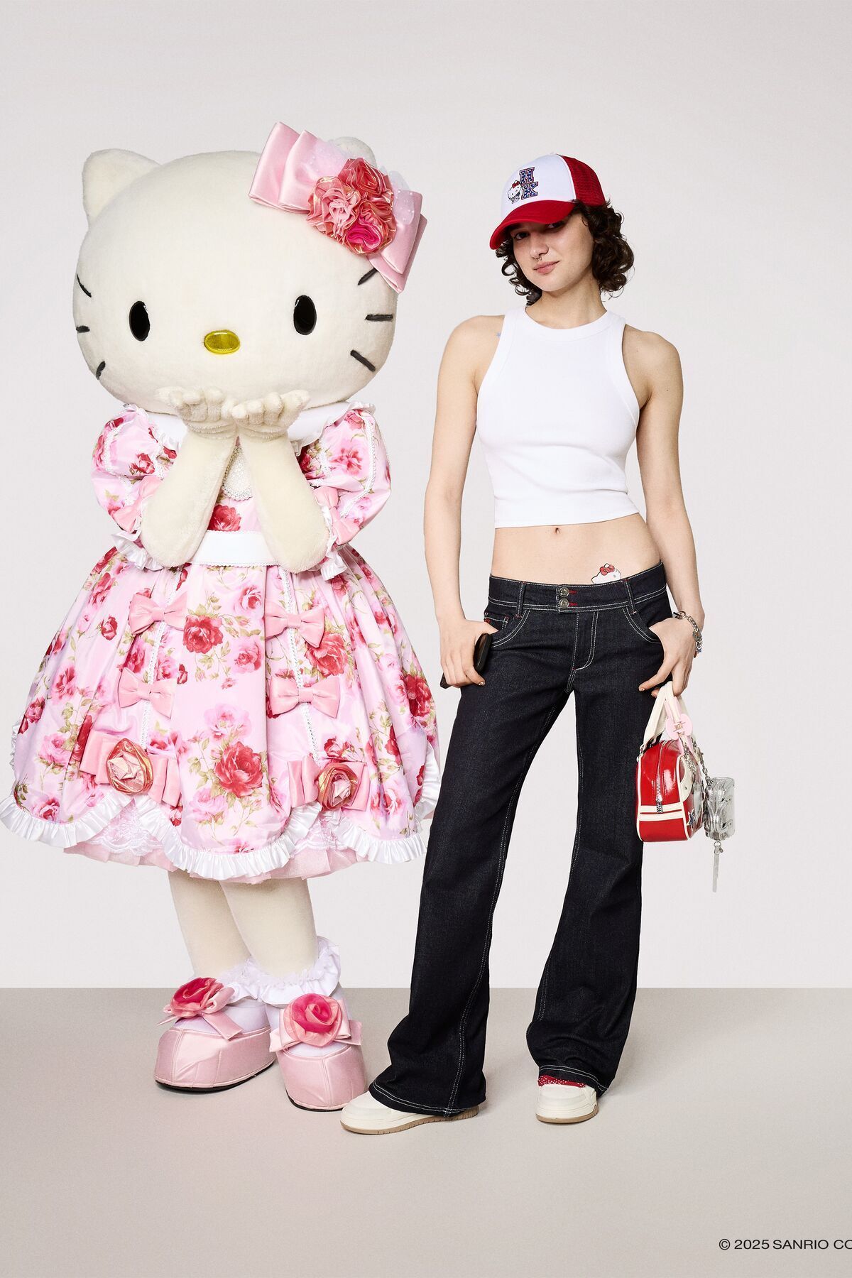 Bershka-Hello Kitty bootcut jeans 1