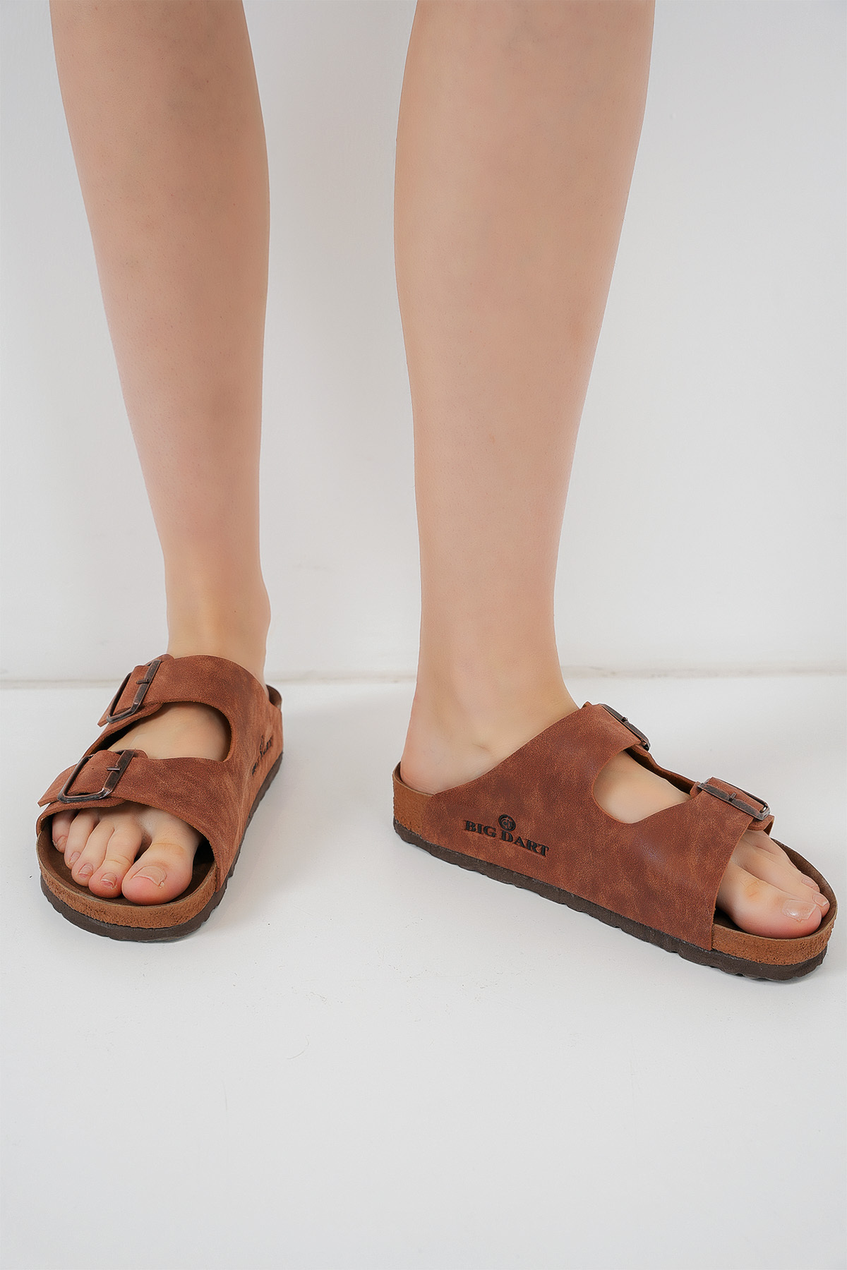 Bigdart-Unisex Orthopedic Slippers 010182   - Tan 5