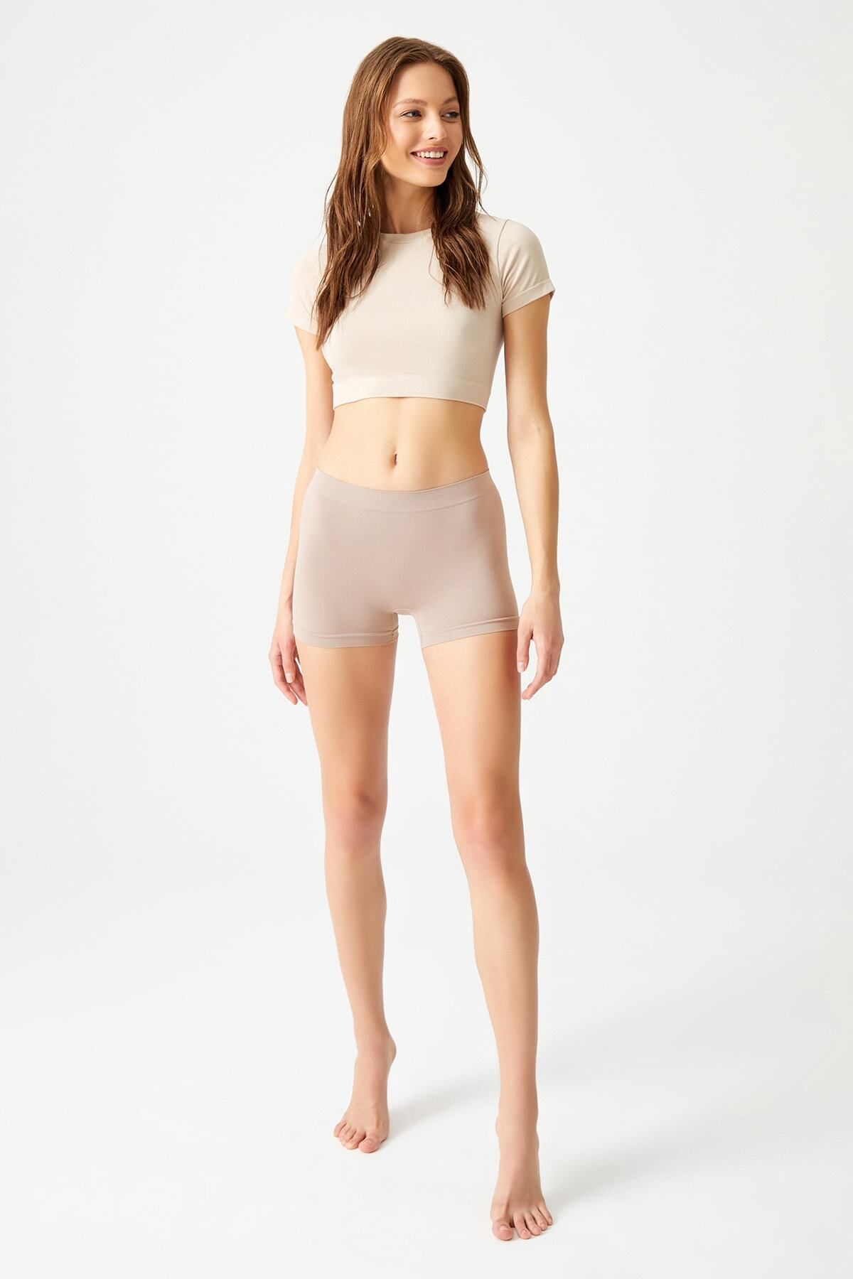 Los Ojos-3-teilige nahtlose Boxershorts 3xBoyshort 6