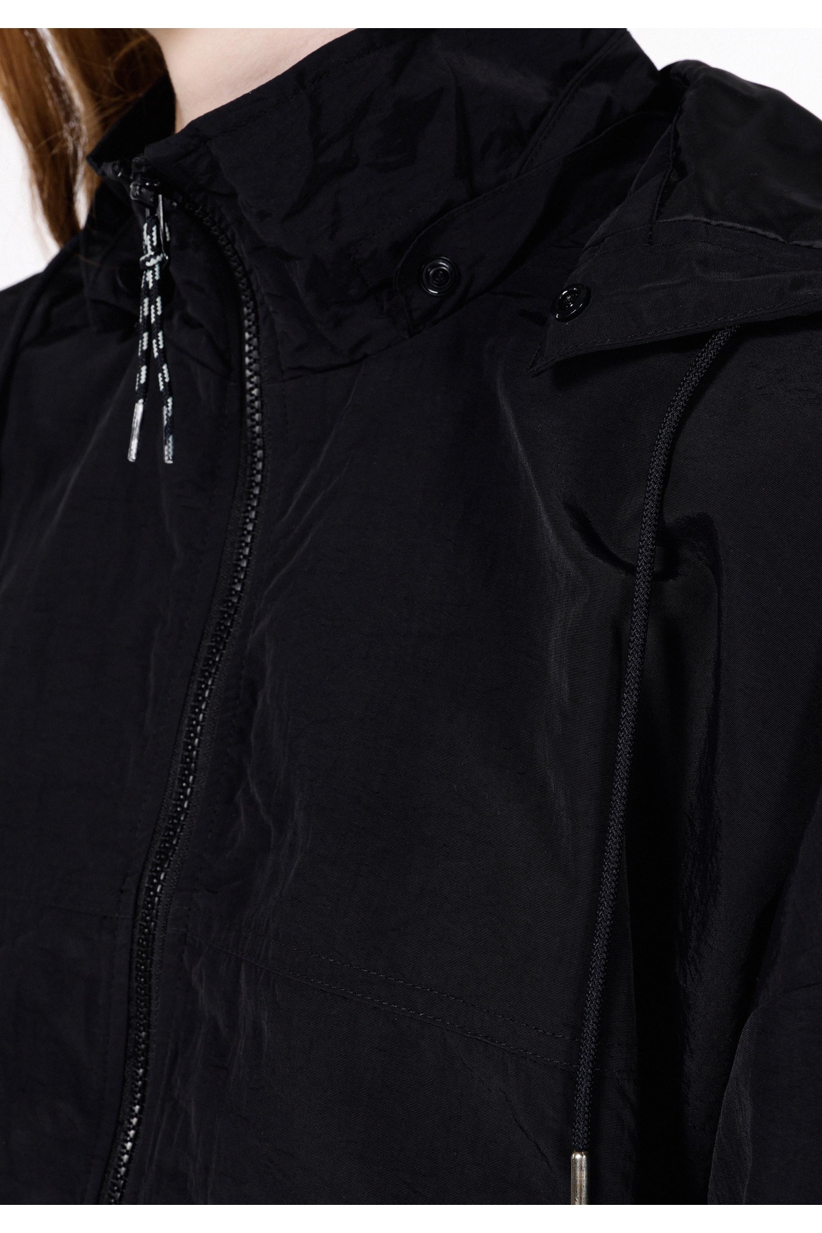 Colin’s  Regular Fit Kadın Siyah Yağmurluk - Görsel 5
