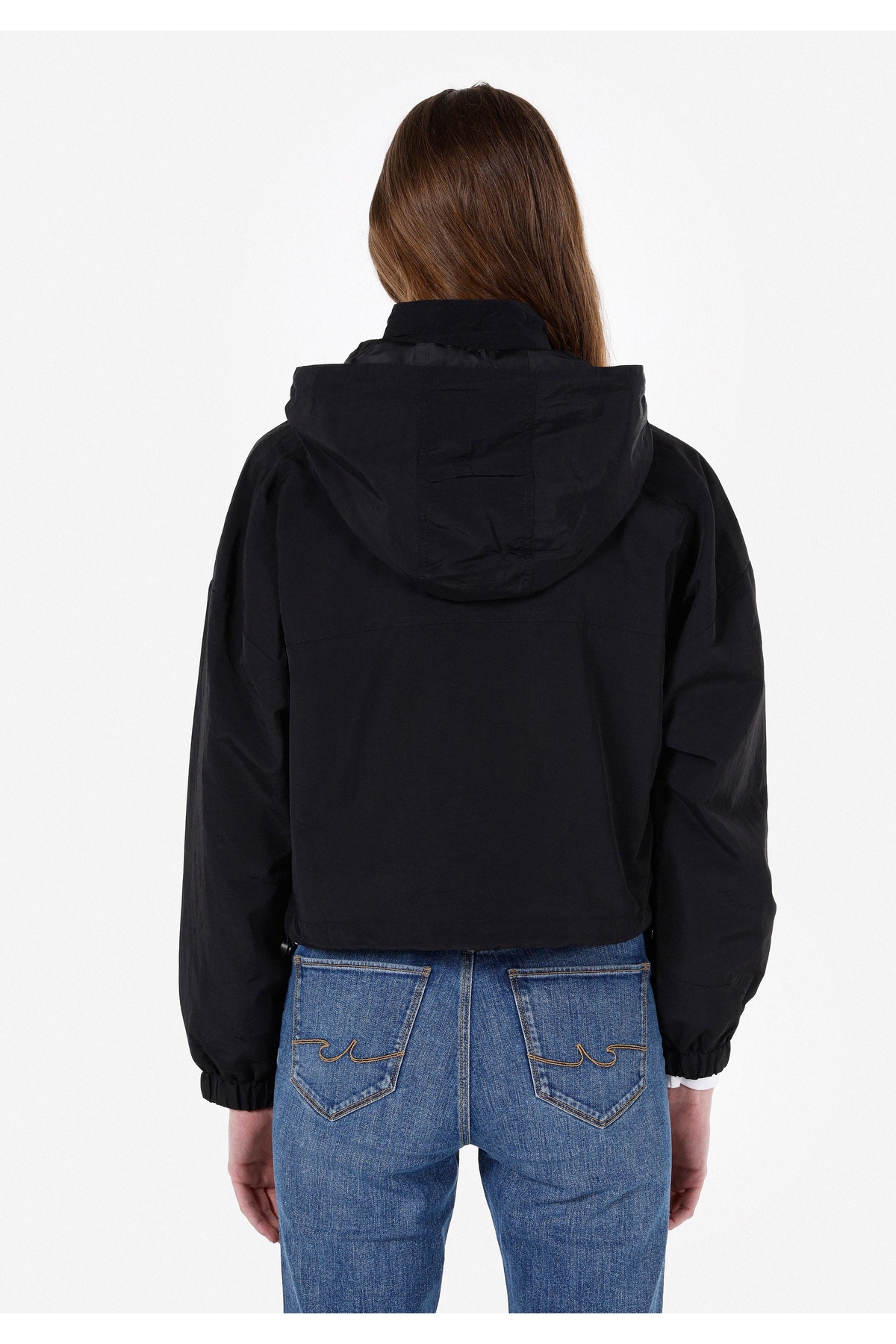 Colin’s  Regular Fit Kadın Siyah Yağmurluk - Görsel 2