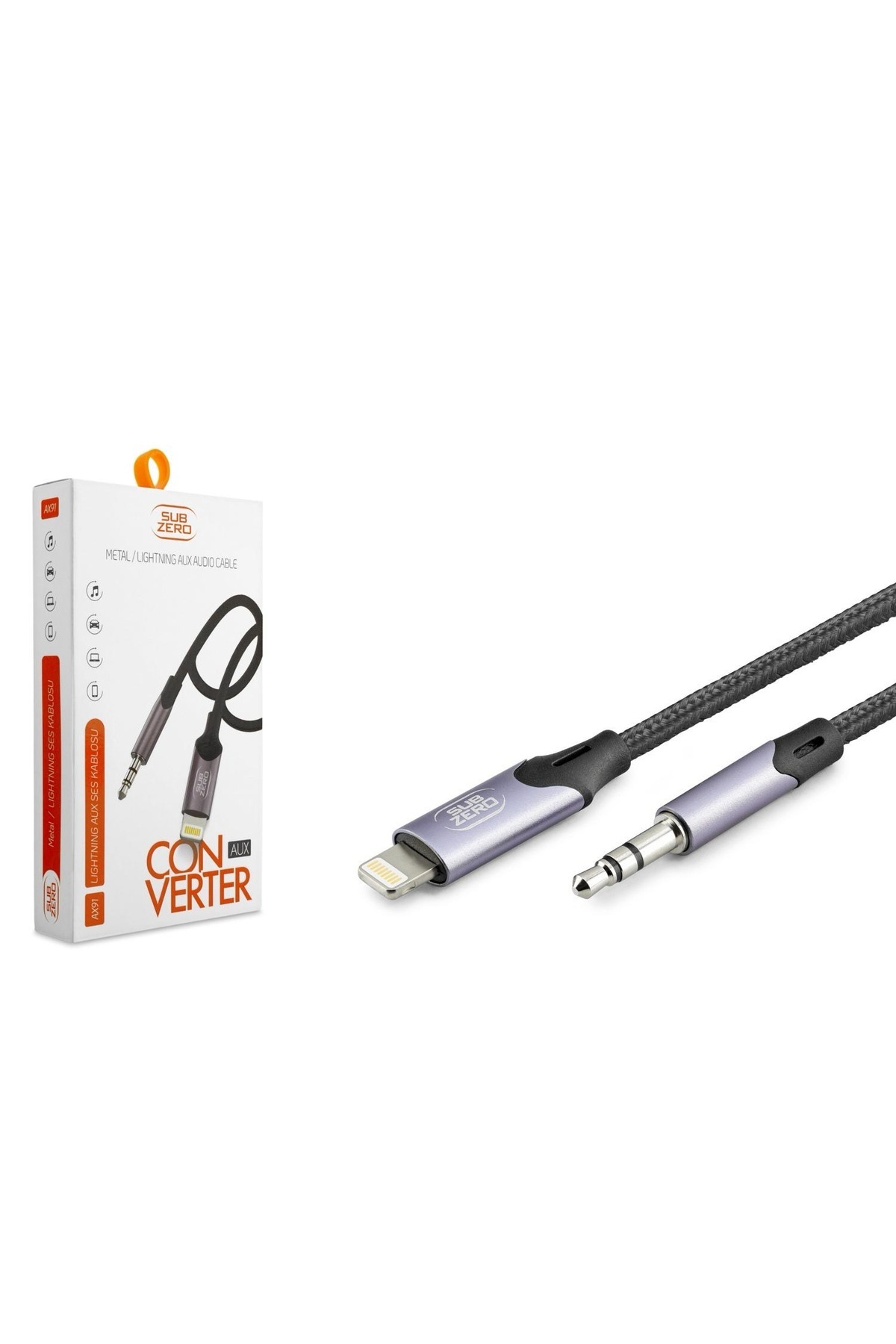 Subzero LİGHTNİNG AUX ÇEVİRİCİ KABLO