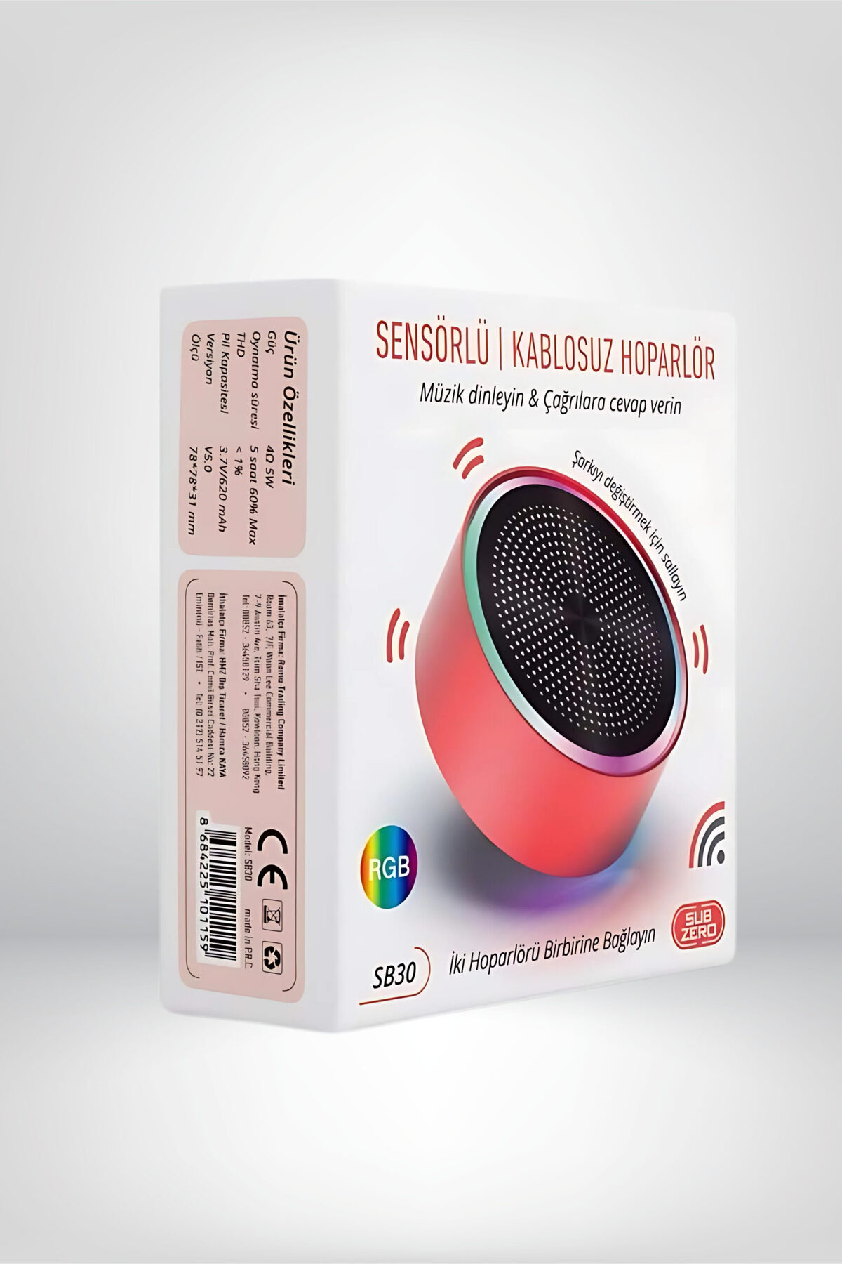 Subzero Ses Bombası Sb30 Sensörlü Kablosuz Hoparlör - Fiyatı